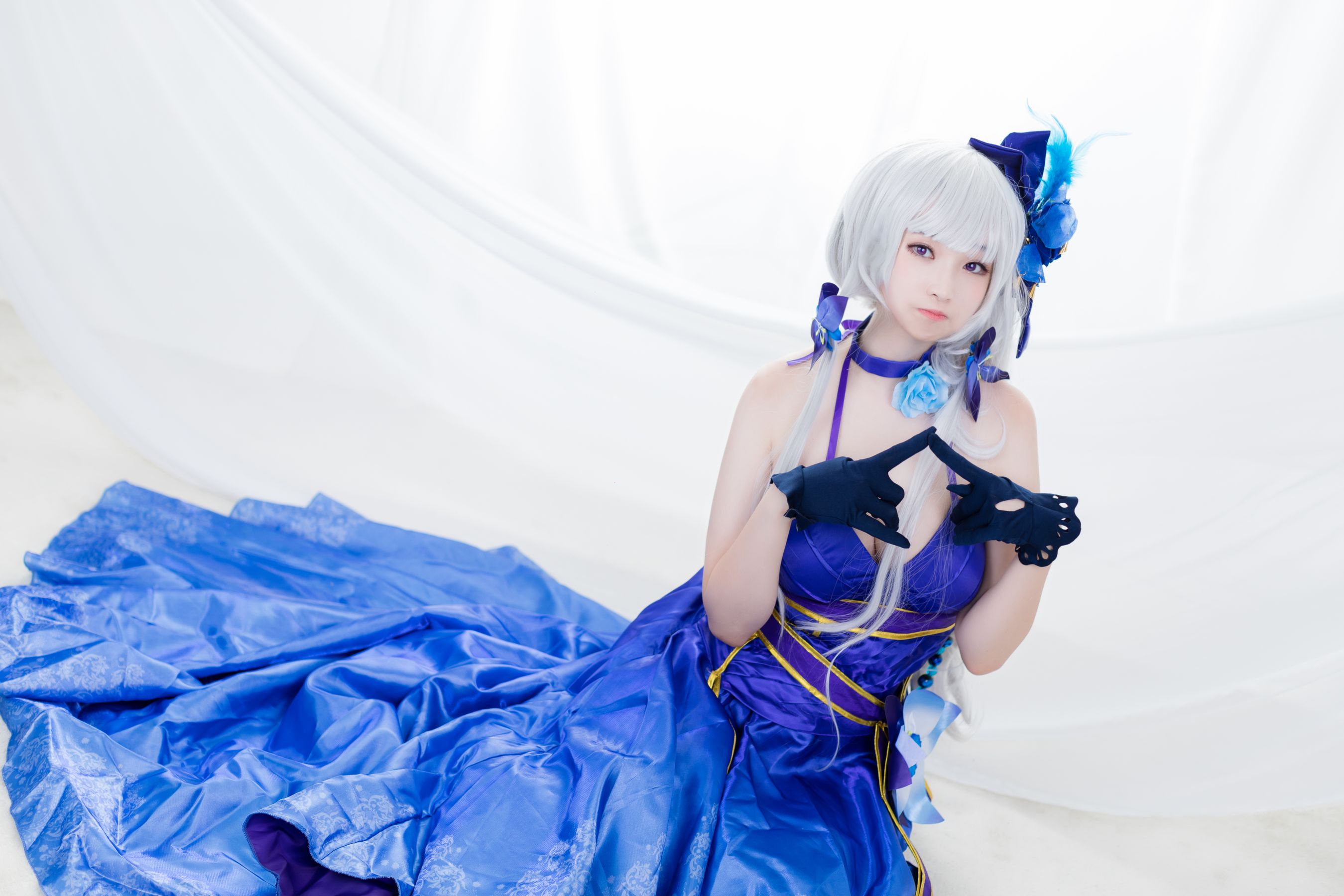 [ARTGRAVIA] 韩国妹子 BamBi写真 – Azur Lane – Illustrious (Never-Ending Tea Party ver.) 日韩美图-第6张
