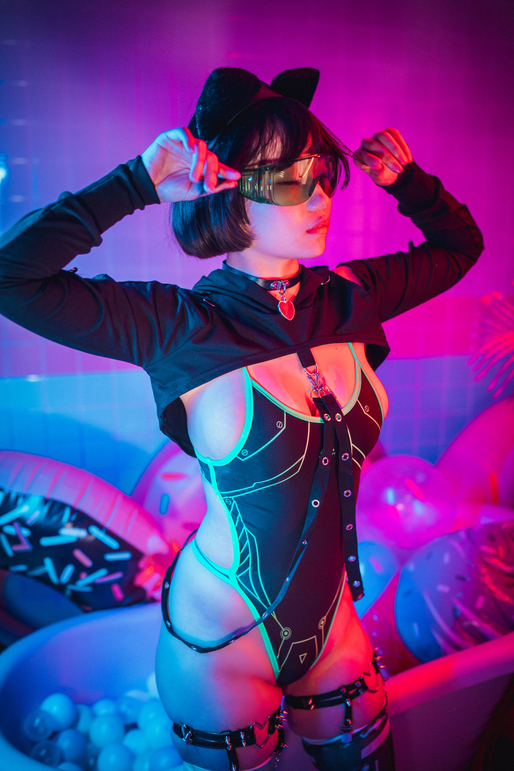 [DJAWA] Mimmi – Cyberpunk Girl 日韩美图-第23张