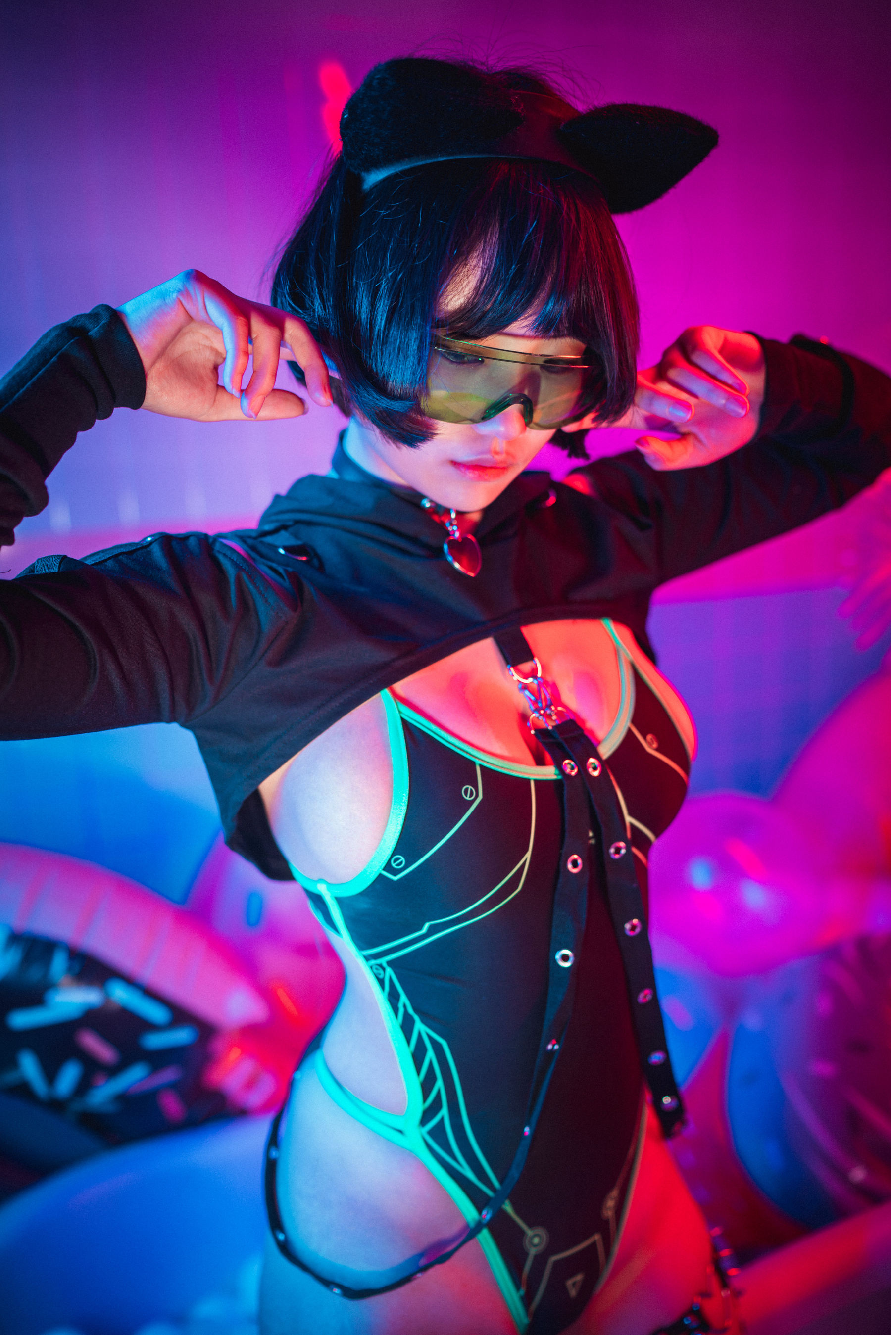 [DJAWA] Mimmi – Cyberpunk Girl 日韩美图-第26张
