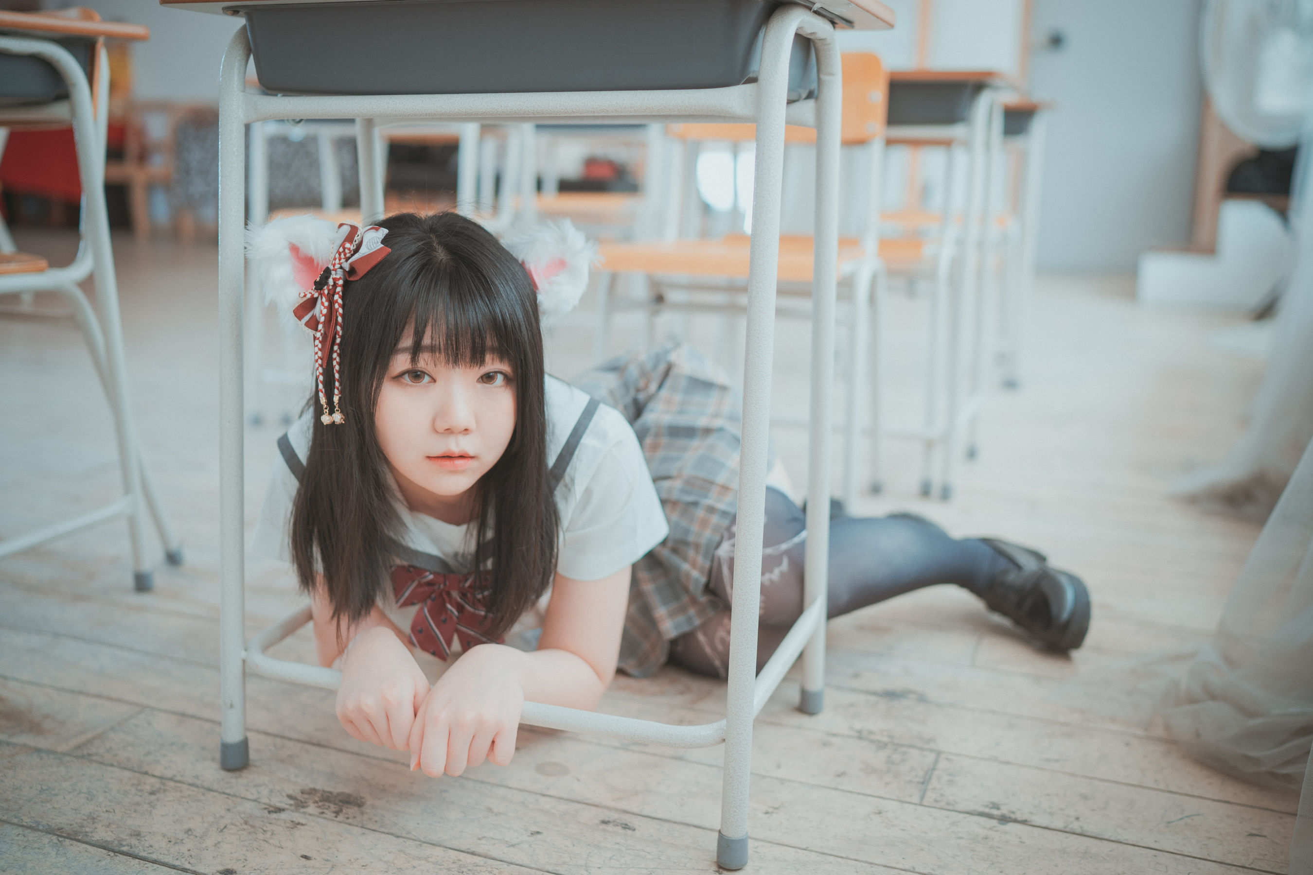 [DJAWA] Pian – Cat girl does not take classes 日韩美图-第4张