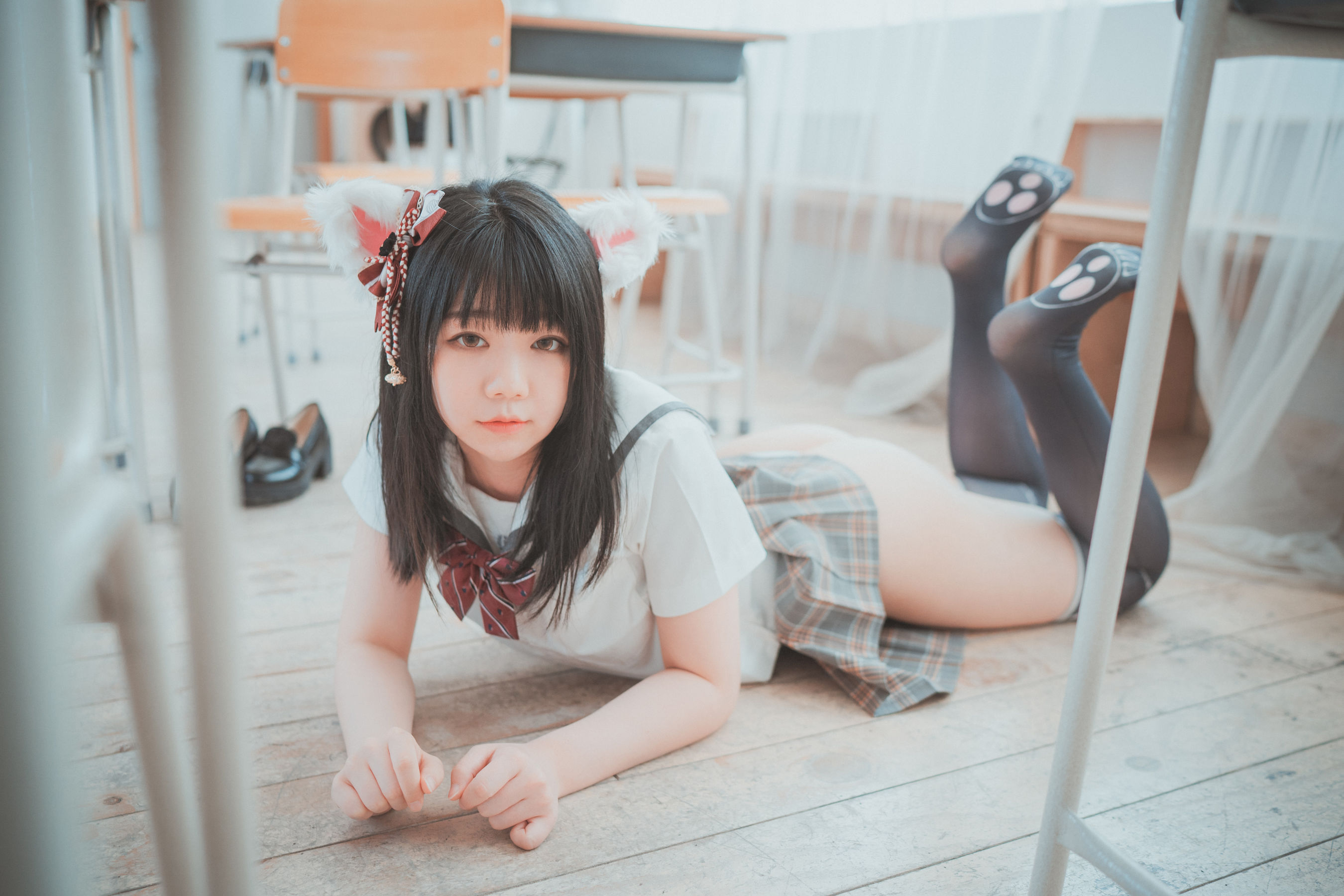 [DJAWA] Pian – Cat girl does not take classes 日韩美图-第6张