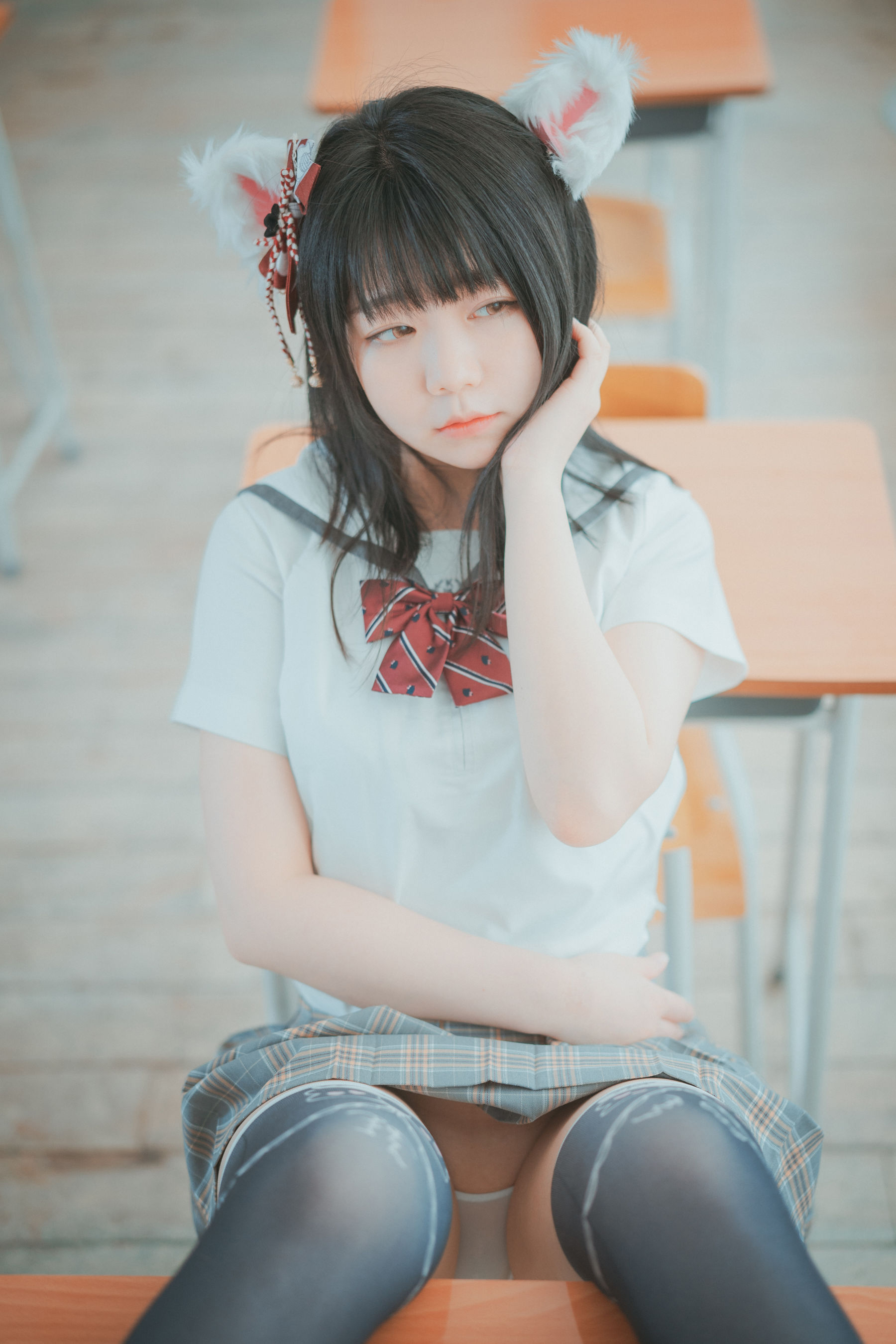 [DJAWA] Pian – Cat girl does not take classes 日韩美图-第18张