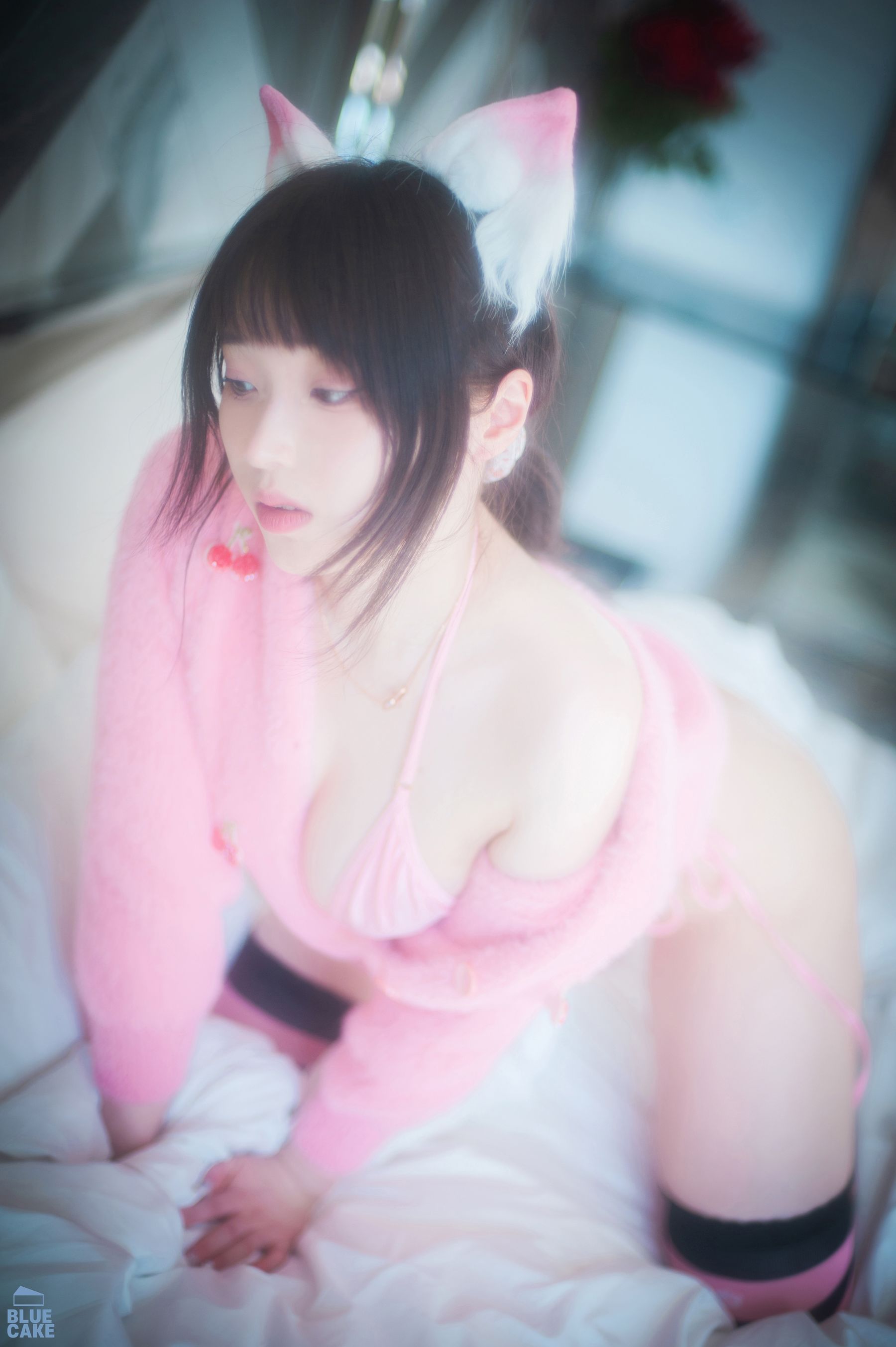[BLUECAKE] Bambi – Naughty Cats Pink  Mint 日韩美图-第3张
