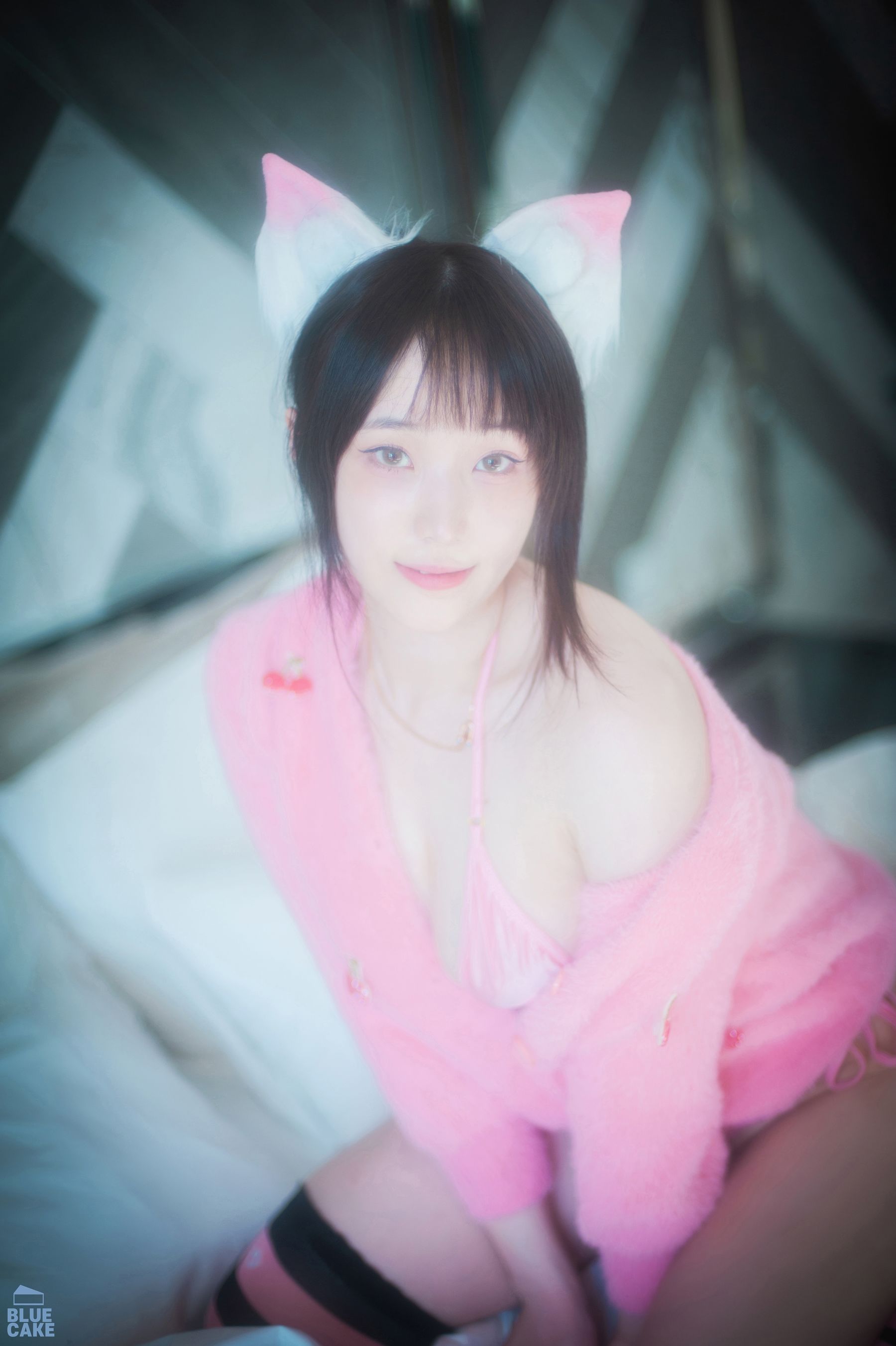 [BLUECAKE] Bambi – Naughty Cats Pink  Mint 日韩美图-第1张