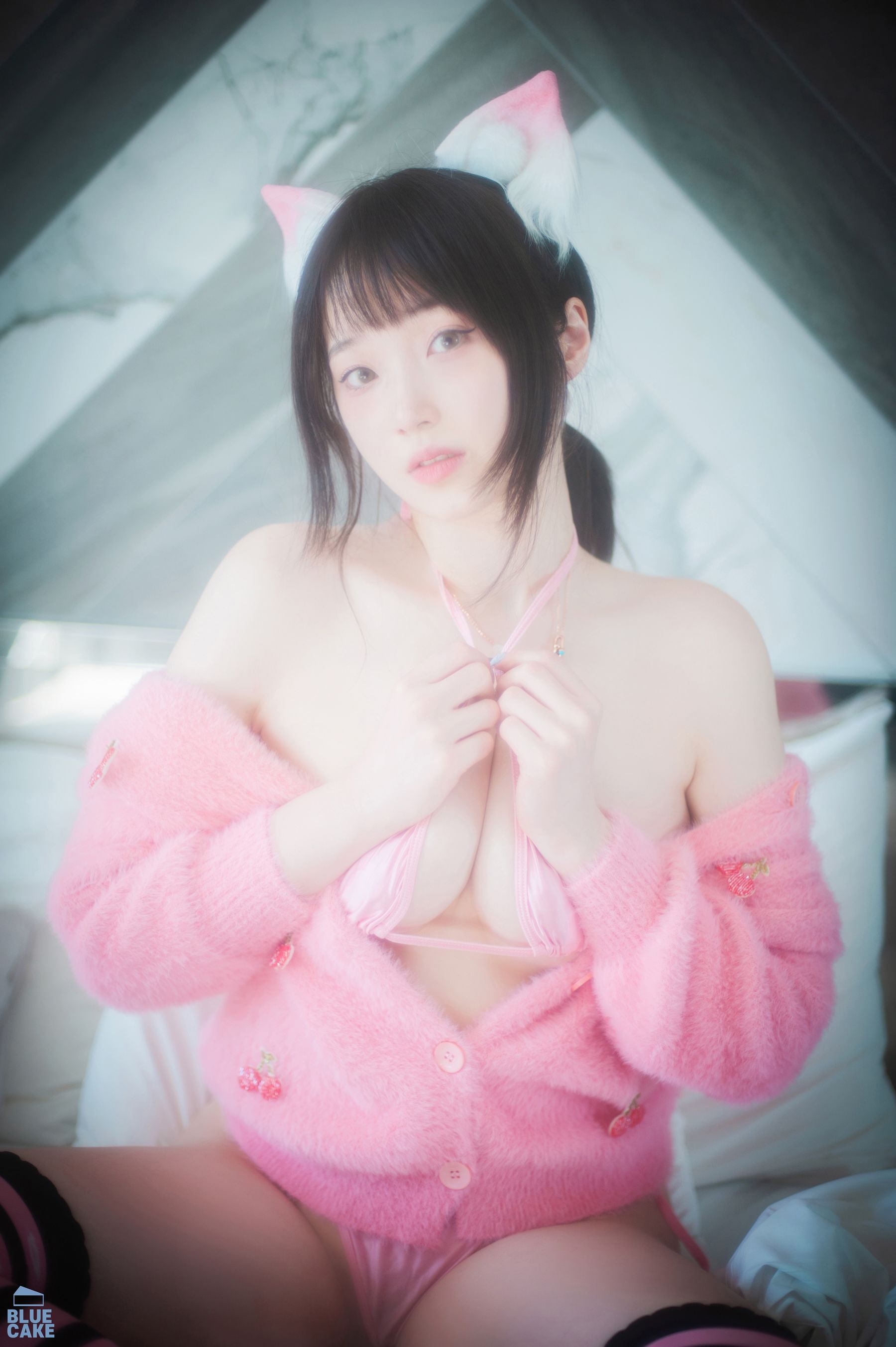[BLUECAKE] Bambi – Naughty Cats Pink  Mint 日韩美图-第27张