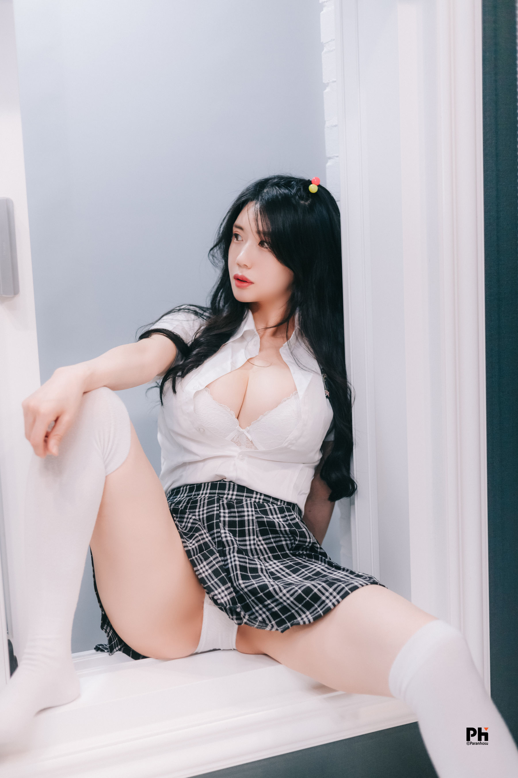[Paranhosu] Sia – JK学生装 日韩美图-第1张