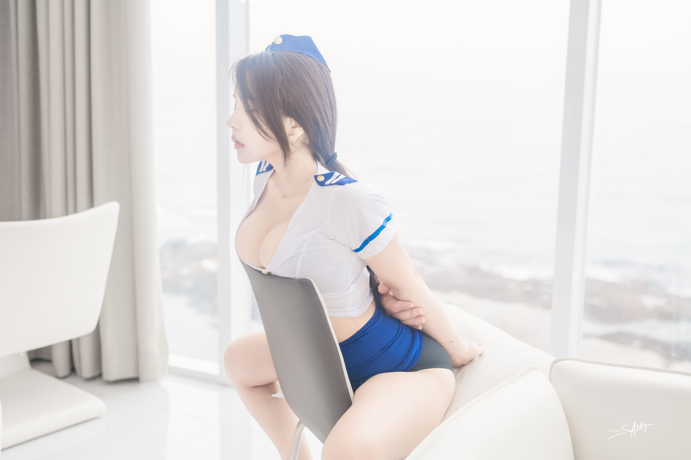 saintphotolife Zzyuri – Vol.14 Blue Marine 日韩美图-第26张