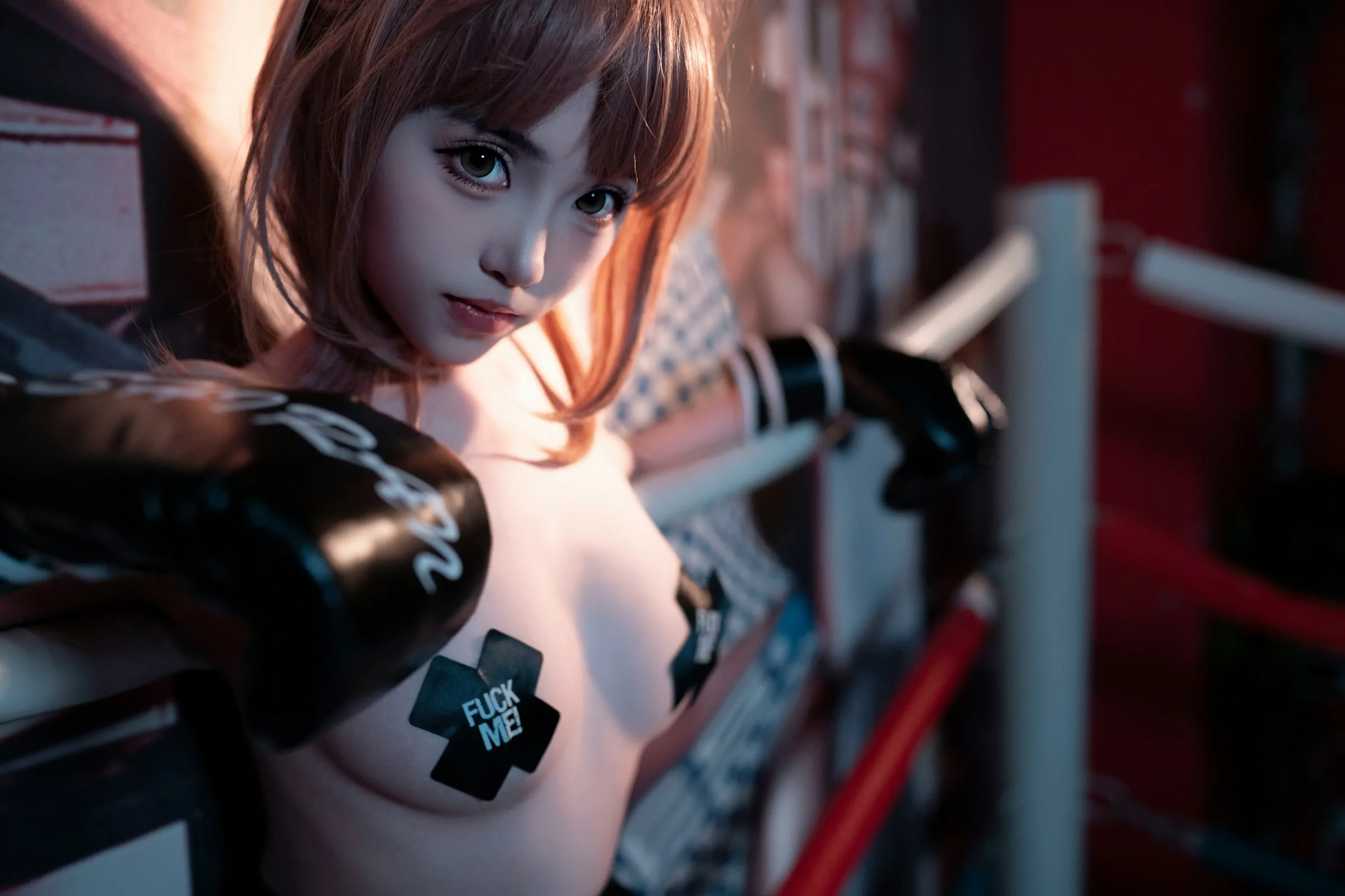Bangni邦尼  致命拳击 Cosplay-第28张