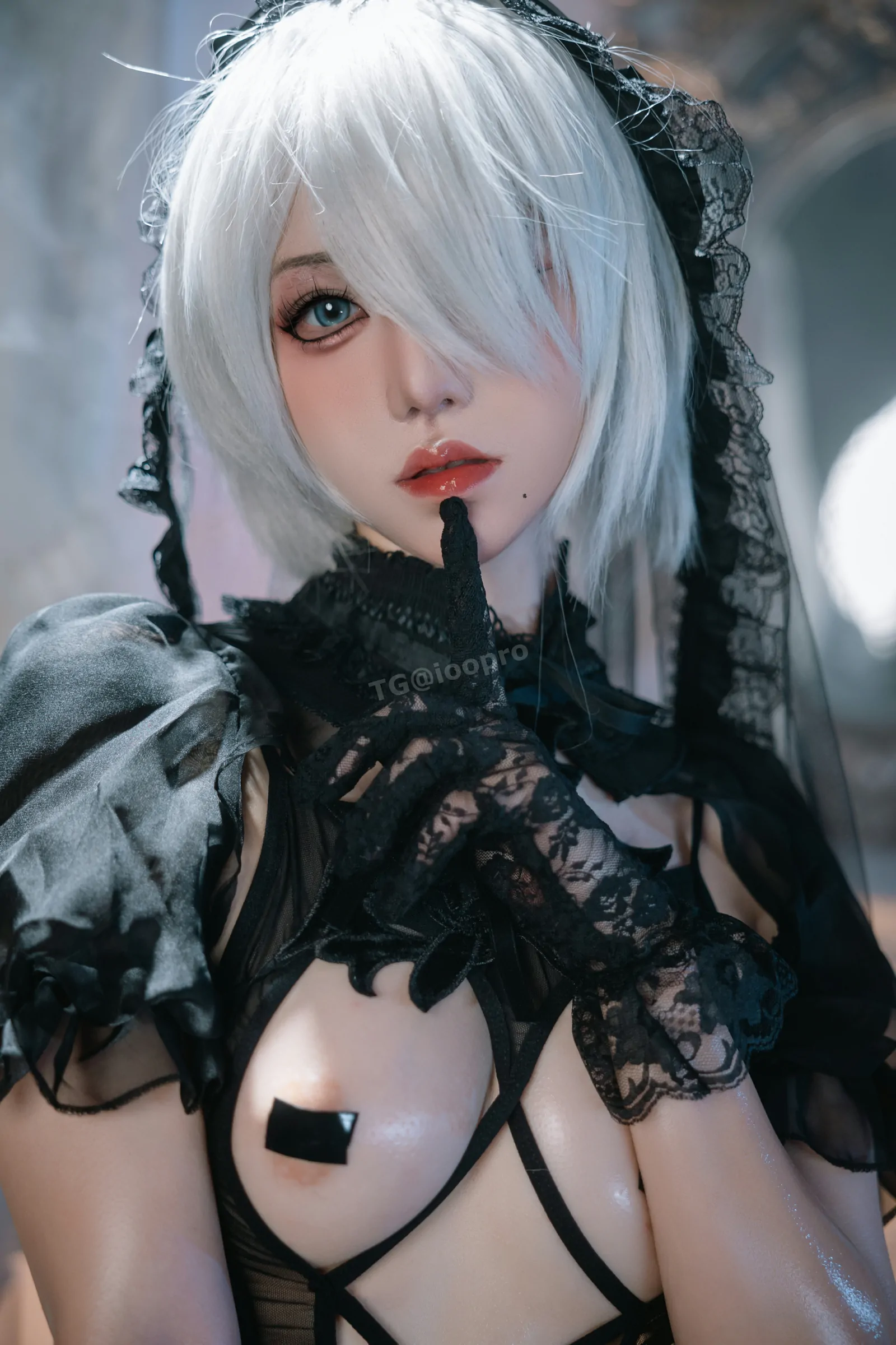 阿薰kaOri – 2B黑花嫁 Cosplay-第65张
