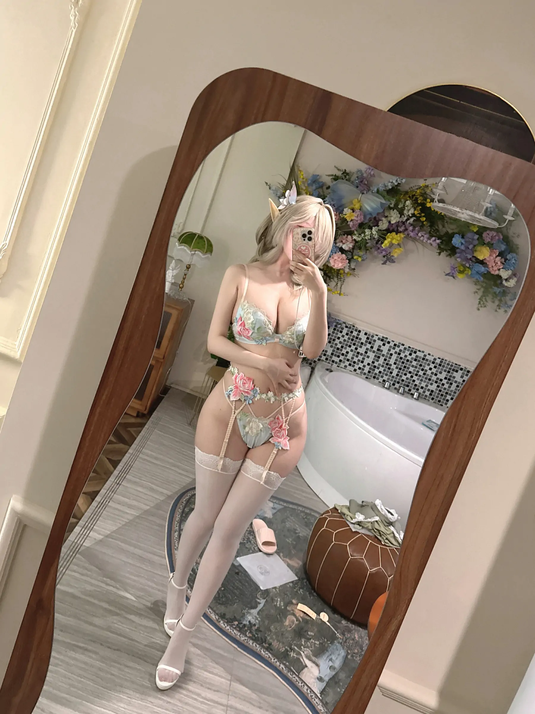 Rioko凉凉子  碧蓝航线 七省 内衣 Cosplay-第22张