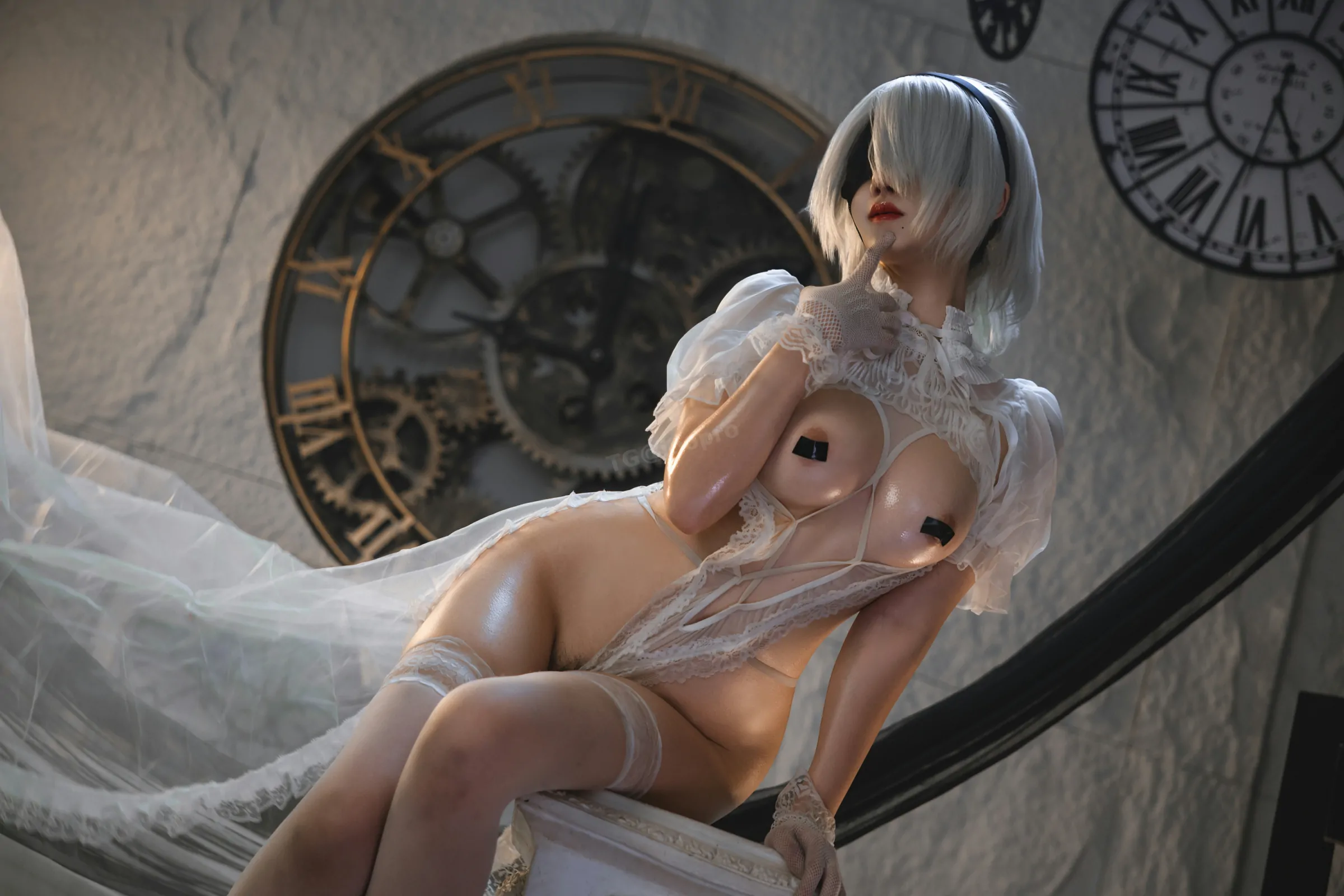 阿薰kaOri – 2B白花嫁 Cosplay-第43张