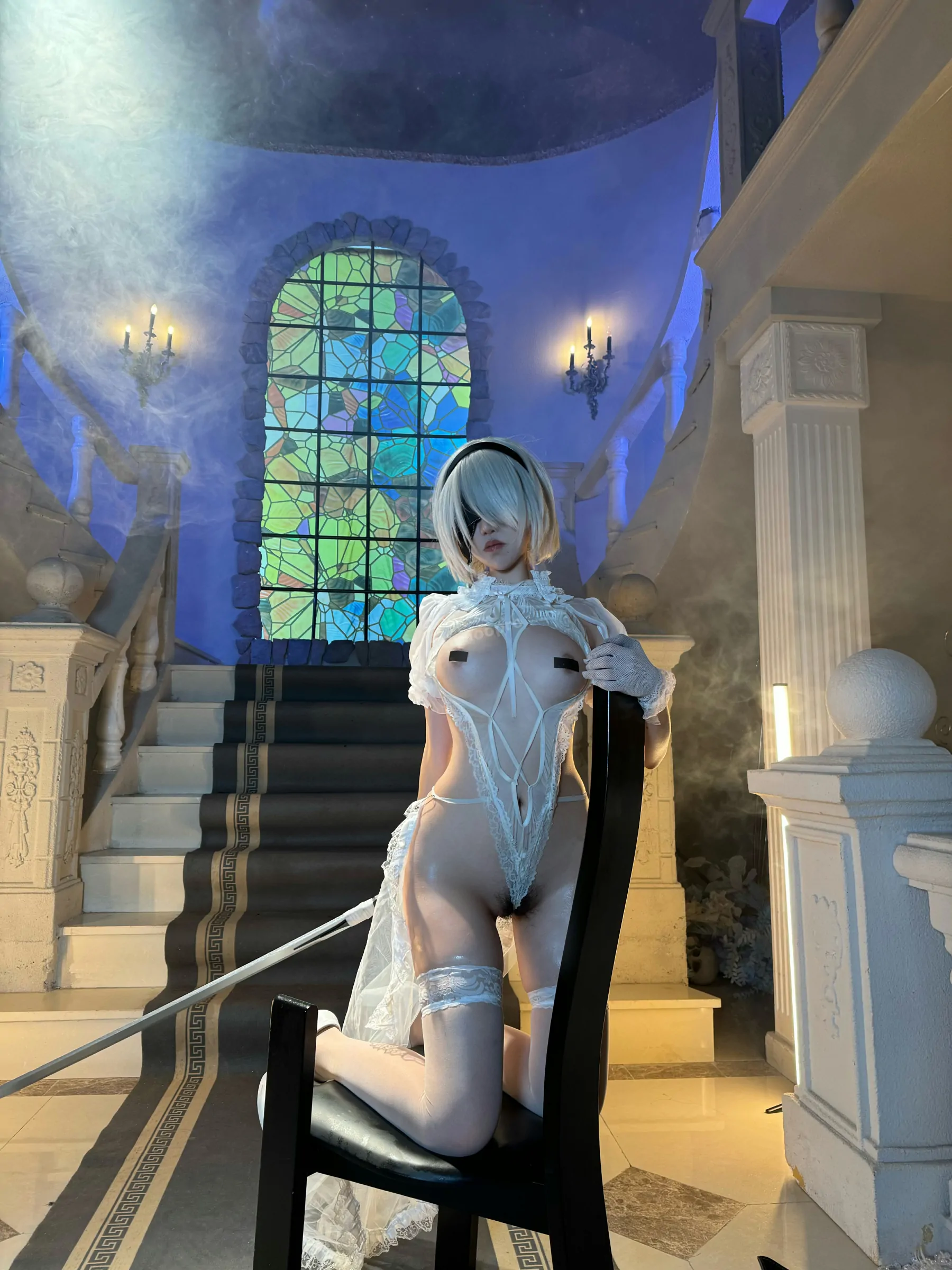 阿薰kaOri – 2B白花嫁 Cosplay-第56张