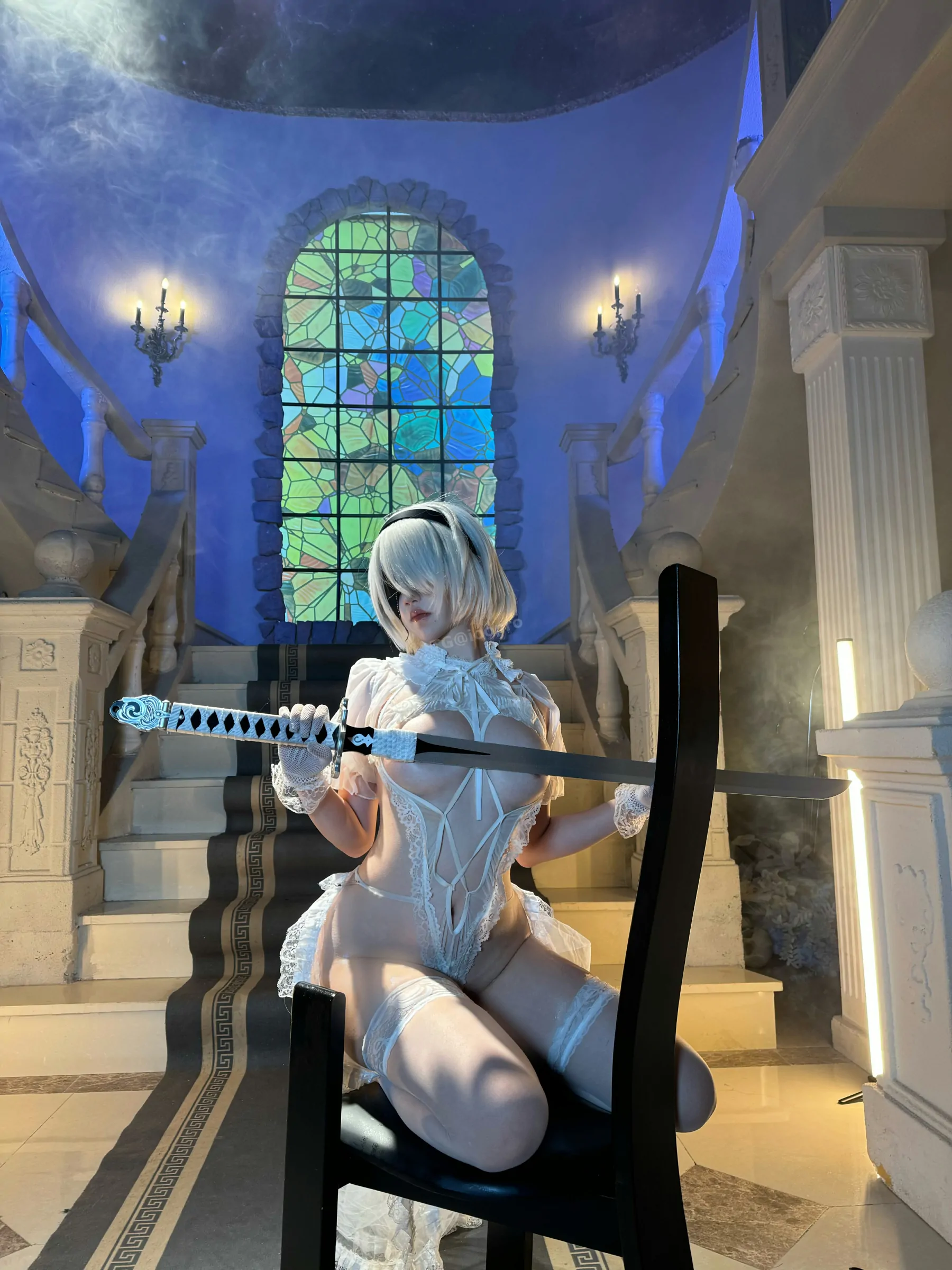 阿薰kaOri – 2B白花嫁 Cosplay-第53张