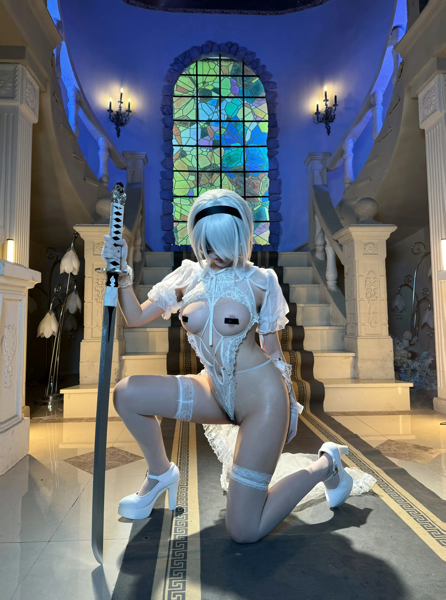 阿薰kaOri – 2B白花嫁 Cosplay-第58张