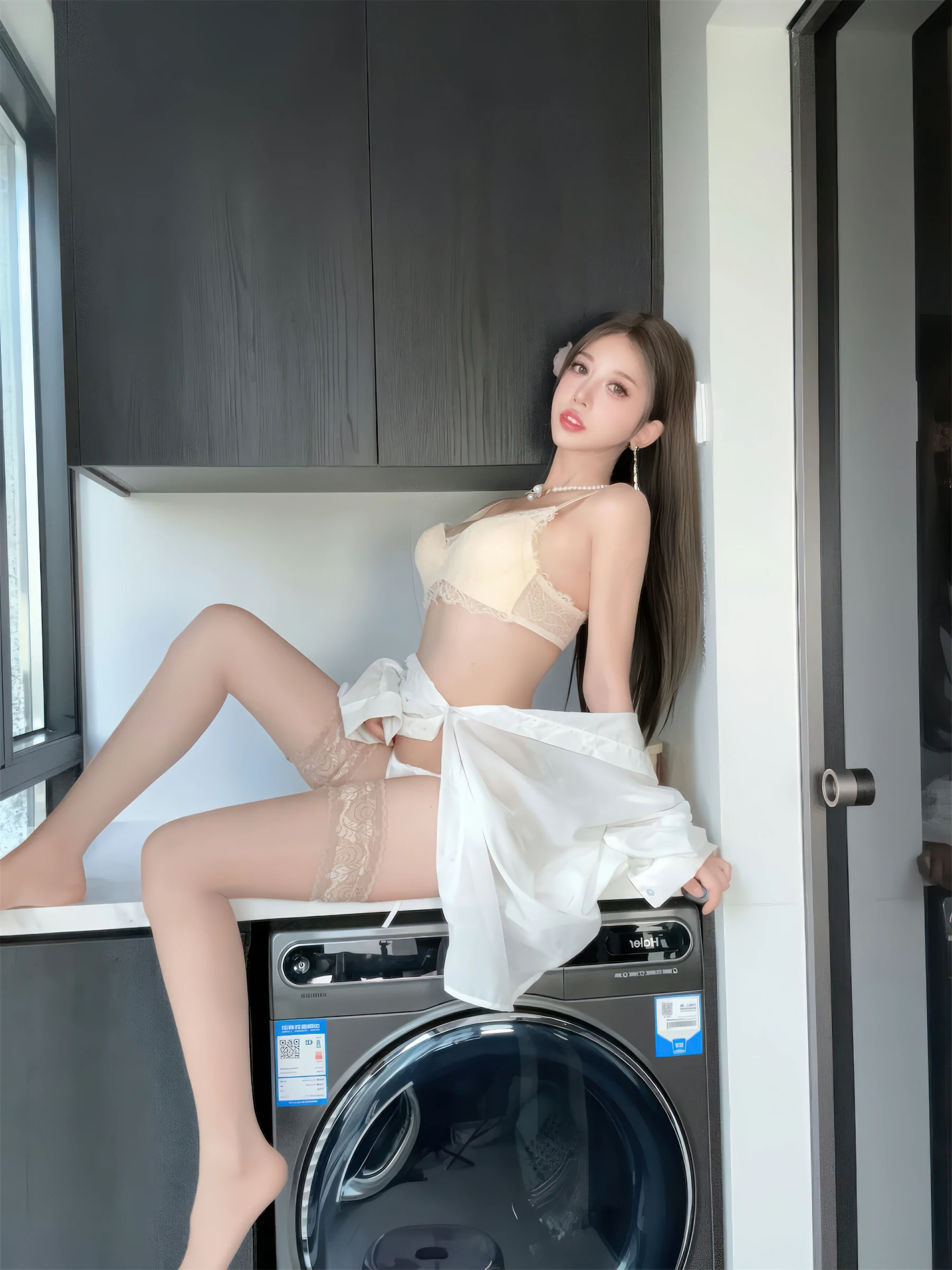 过期米线线喵  羞涩の妻 Cosplay-第7张