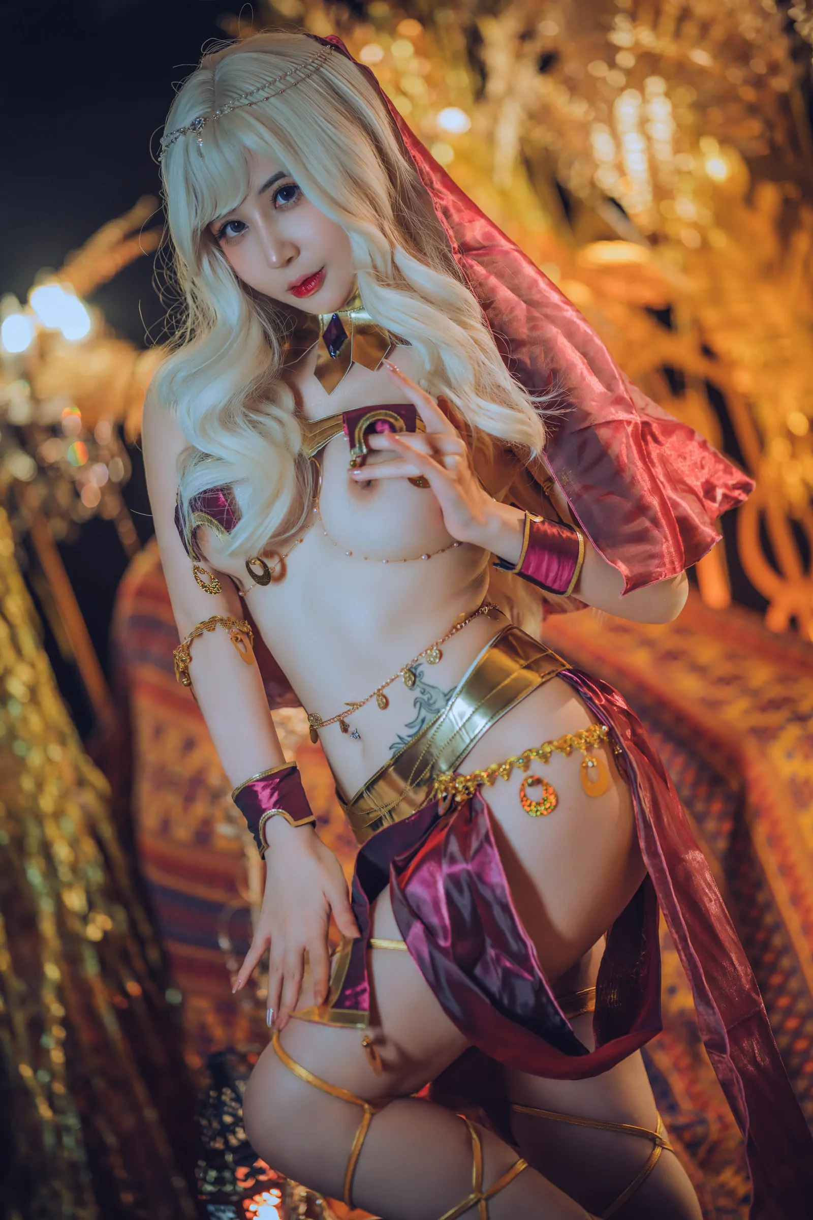 蜜蜜子Kimmie  异域舞姬 Cosplay-第1张