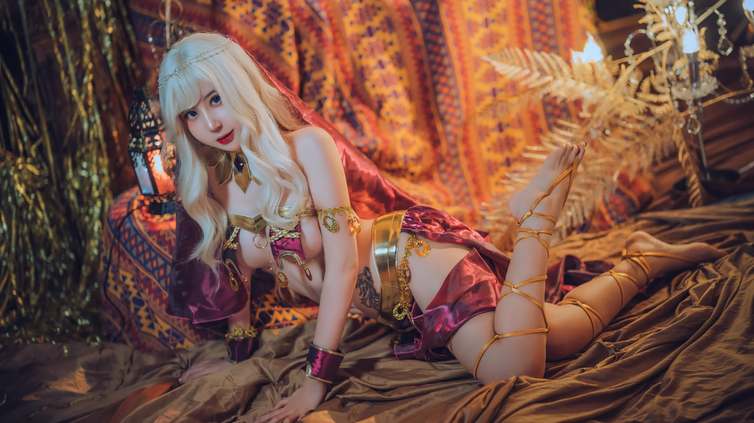 蜜蜜子Kimmie  异域舞姬 Cosplay-第8张