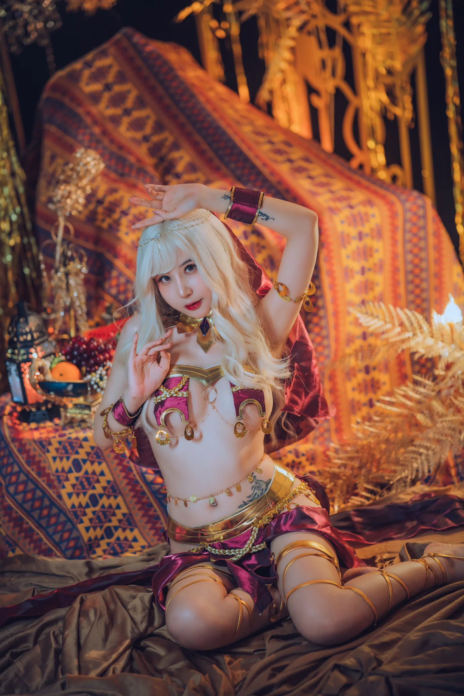 蜜蜜子Kimmie  异域舞姬 Cosplay-第12张