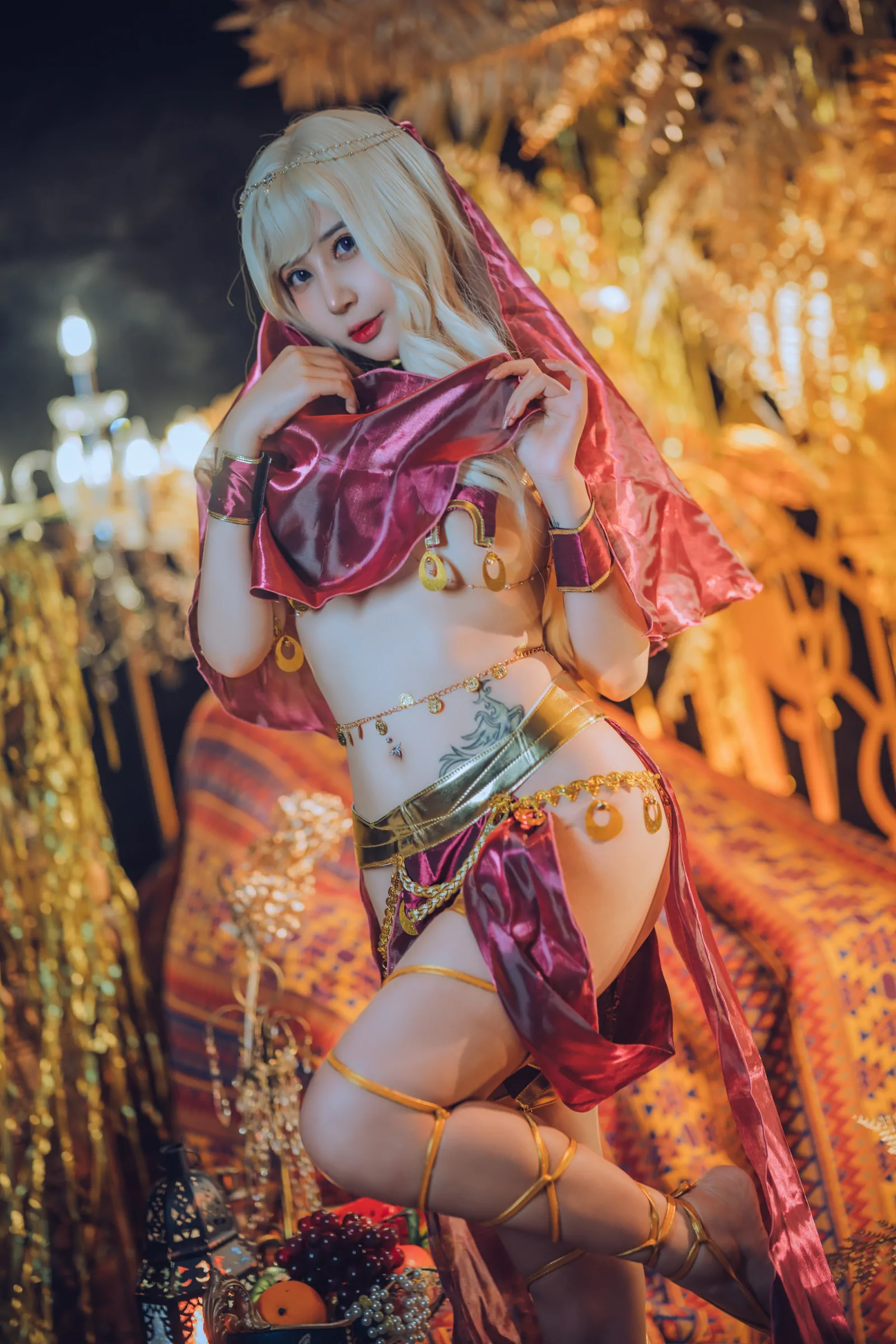 蜜蜜子Kimmie  异域舞姬 Cosplay-第24张