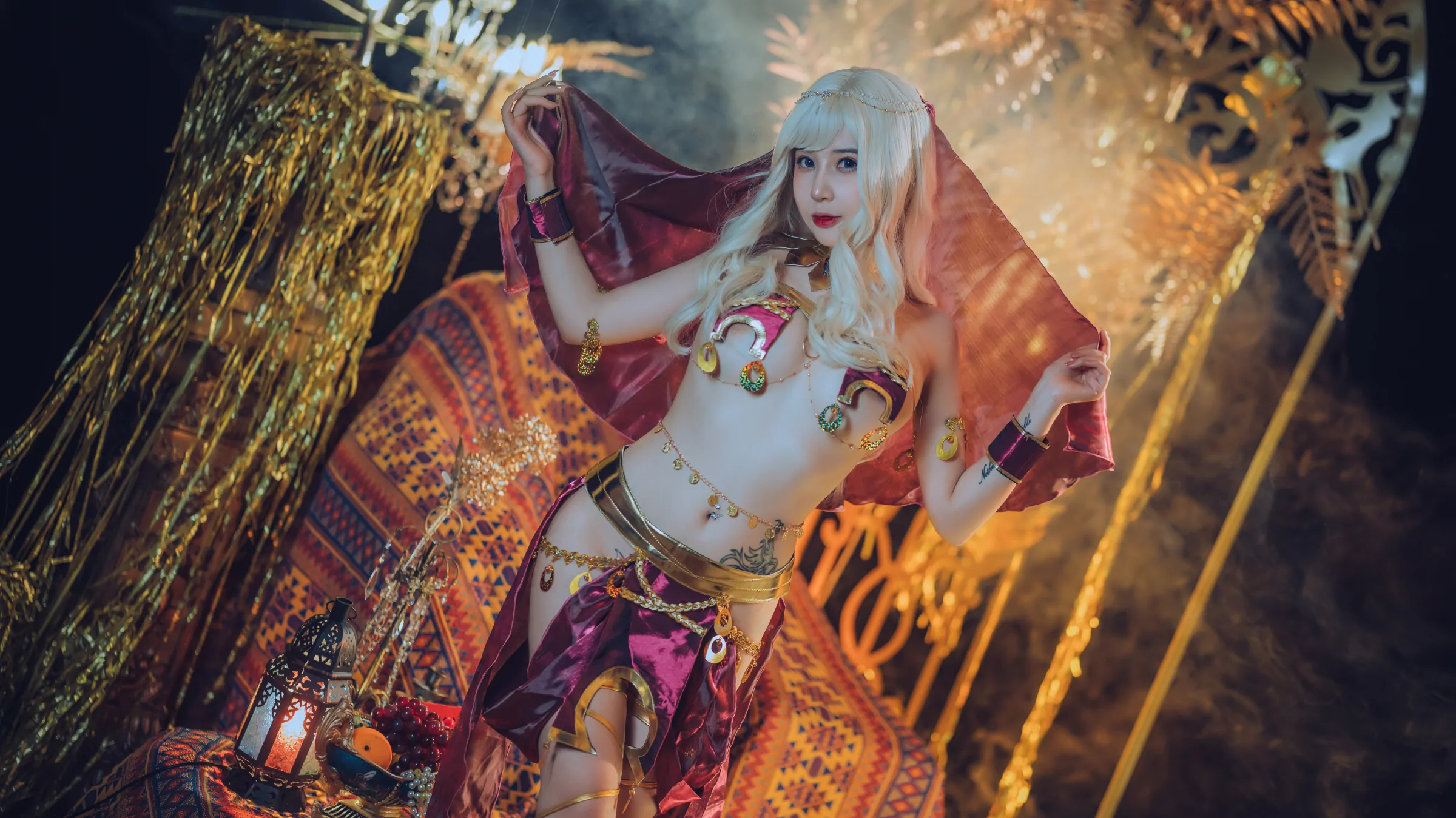 蜜蜜子Kimmie  异域舞姬 Cosplay-第25张