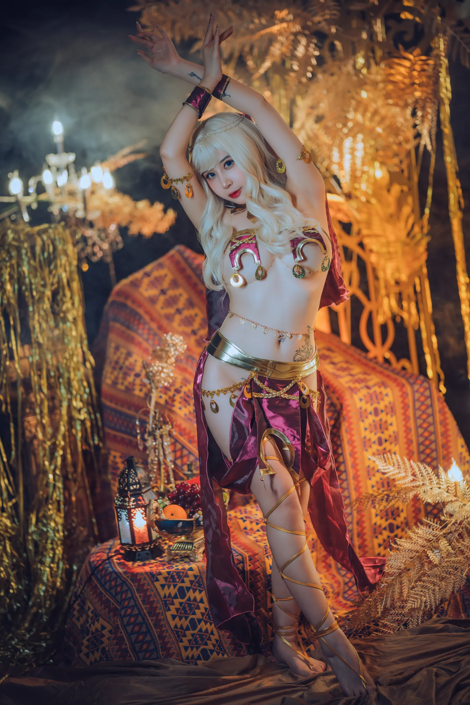 蜜蜜子Kimmie  异域舞姬 Cosplay-第22张