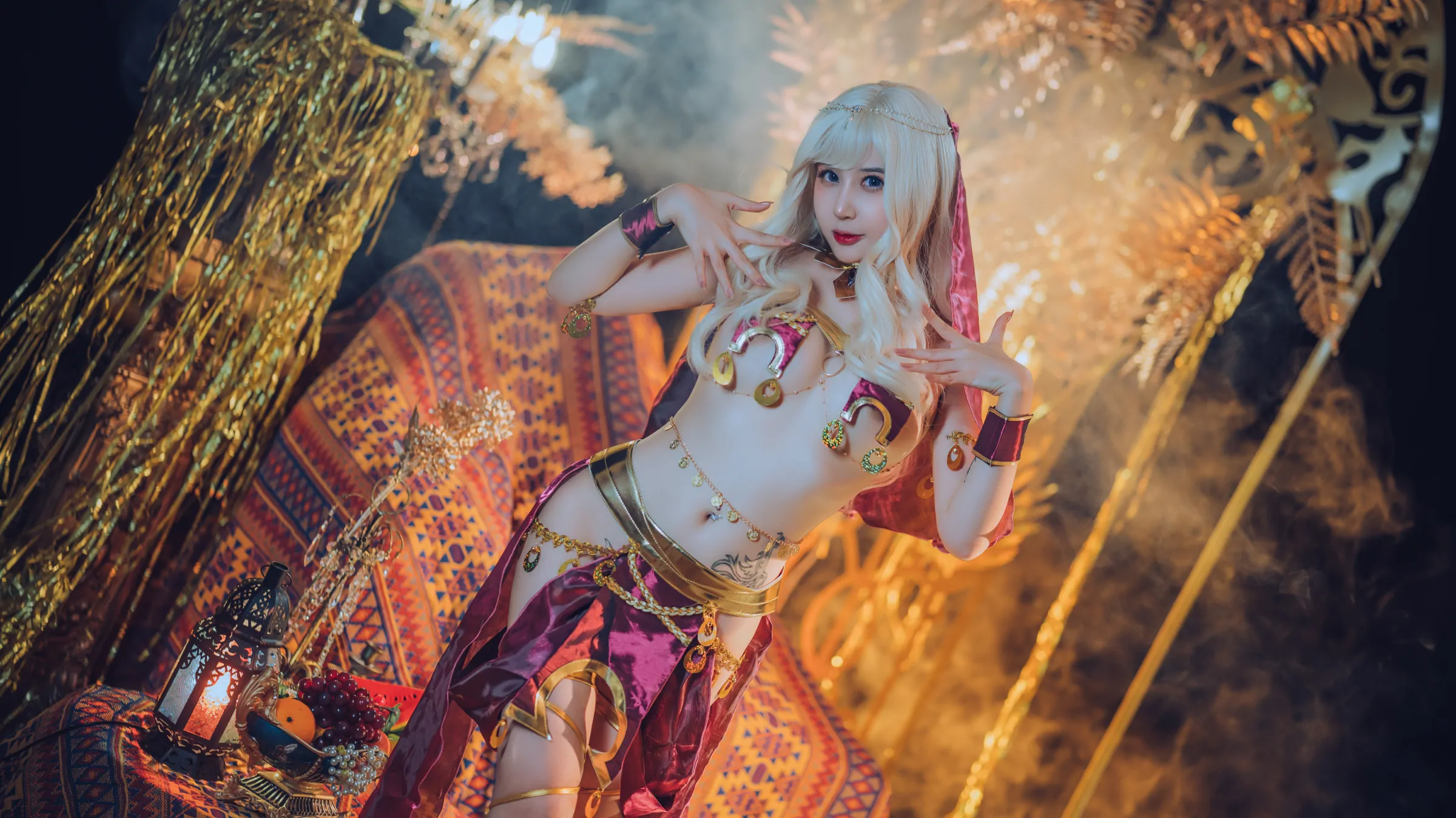 蜜蜜子Kimmie  异域舞姬 Cosplay-第23张