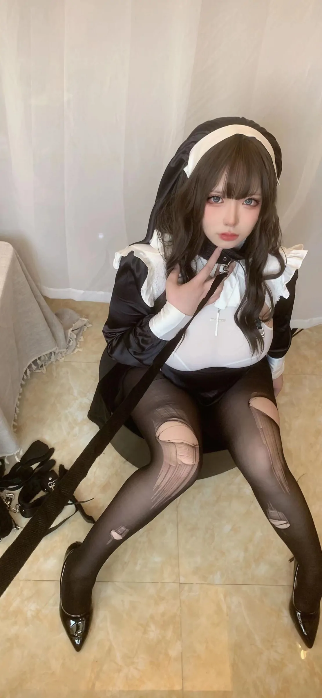 miko酱ww  修女 Cosplay-第7张