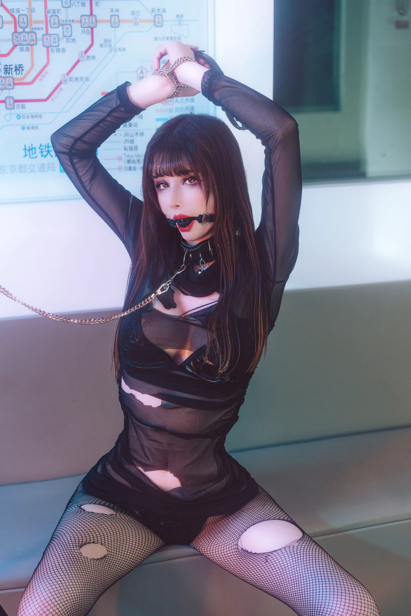 鹿八岁baby  地铁の调教 Cosplay-第29张