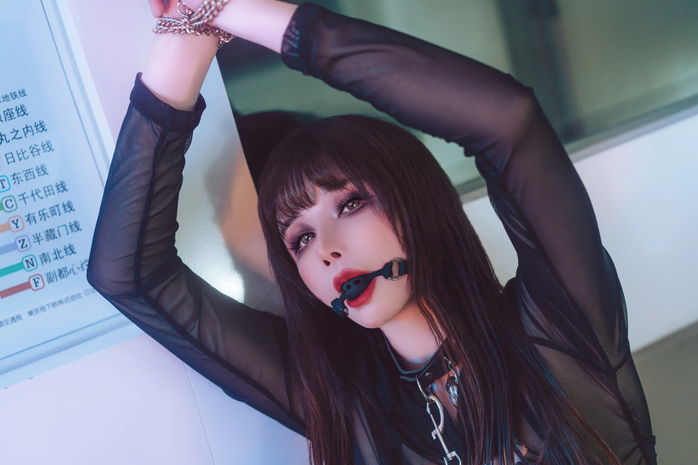 鹿八岁baby  地铁の调教 Cosplay-第33张
