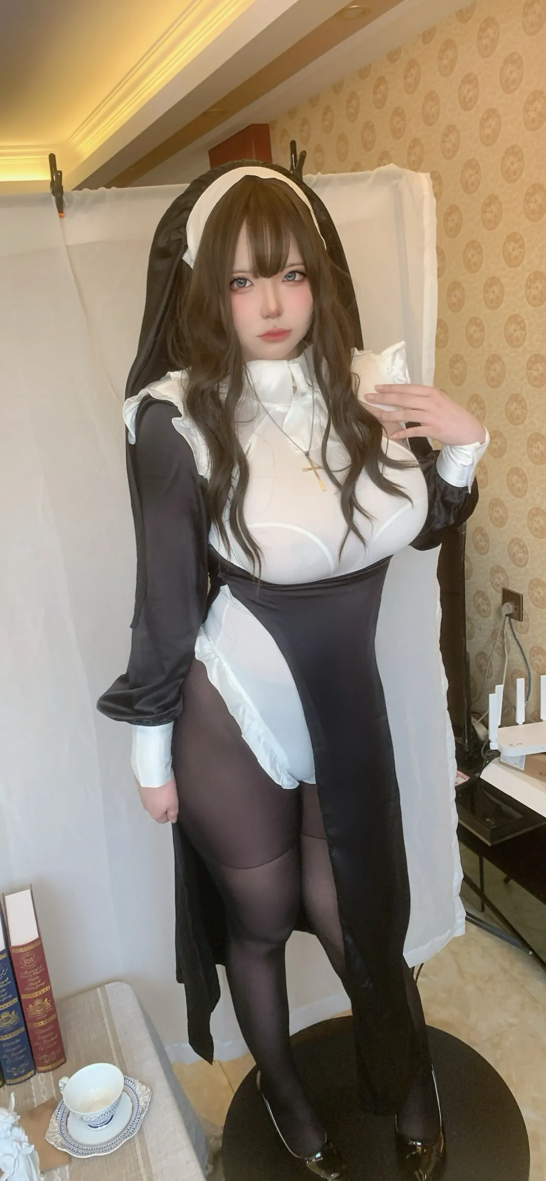 miko酱ww  修女 Cosplay-第39张