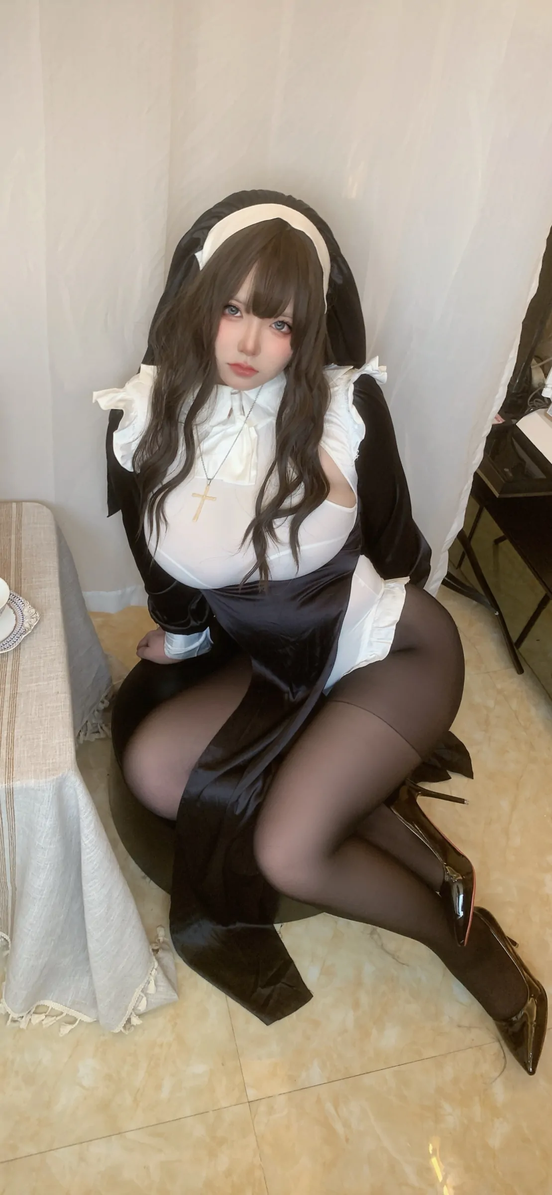 miko酱ww  修女 Cosplay-第41张