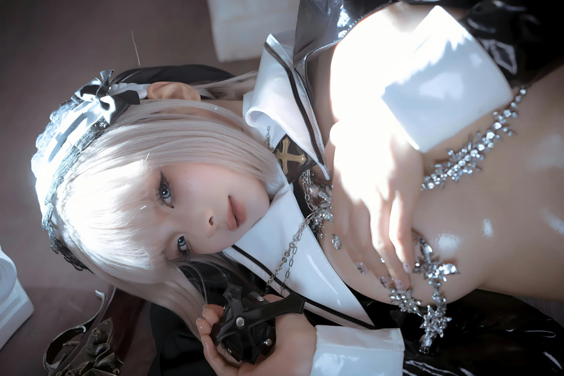 蠢沫沫  暗黑修女 Cosplay-第6张