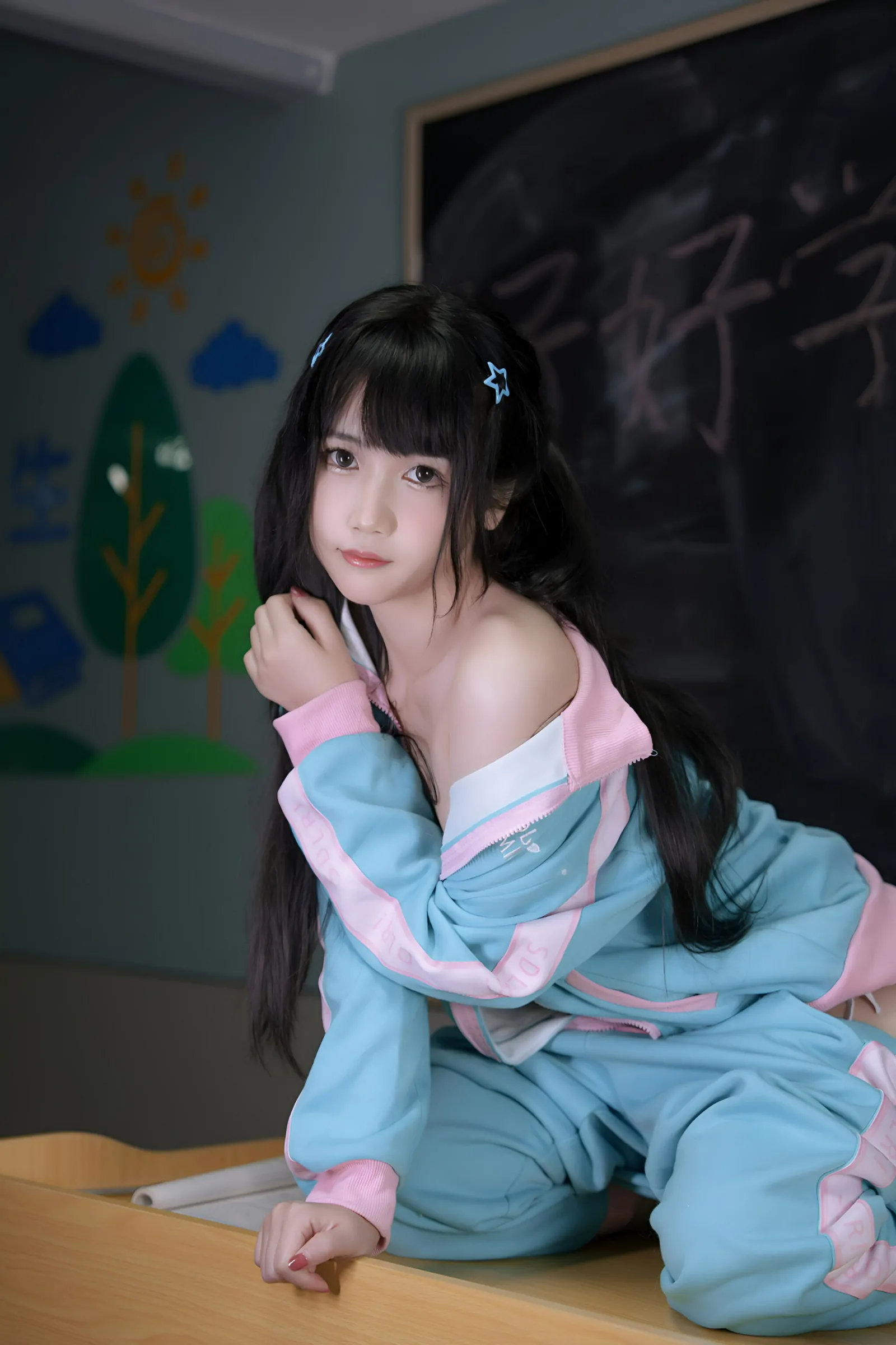 不呆猫  涂油教室实习生 Cosplay-第2张