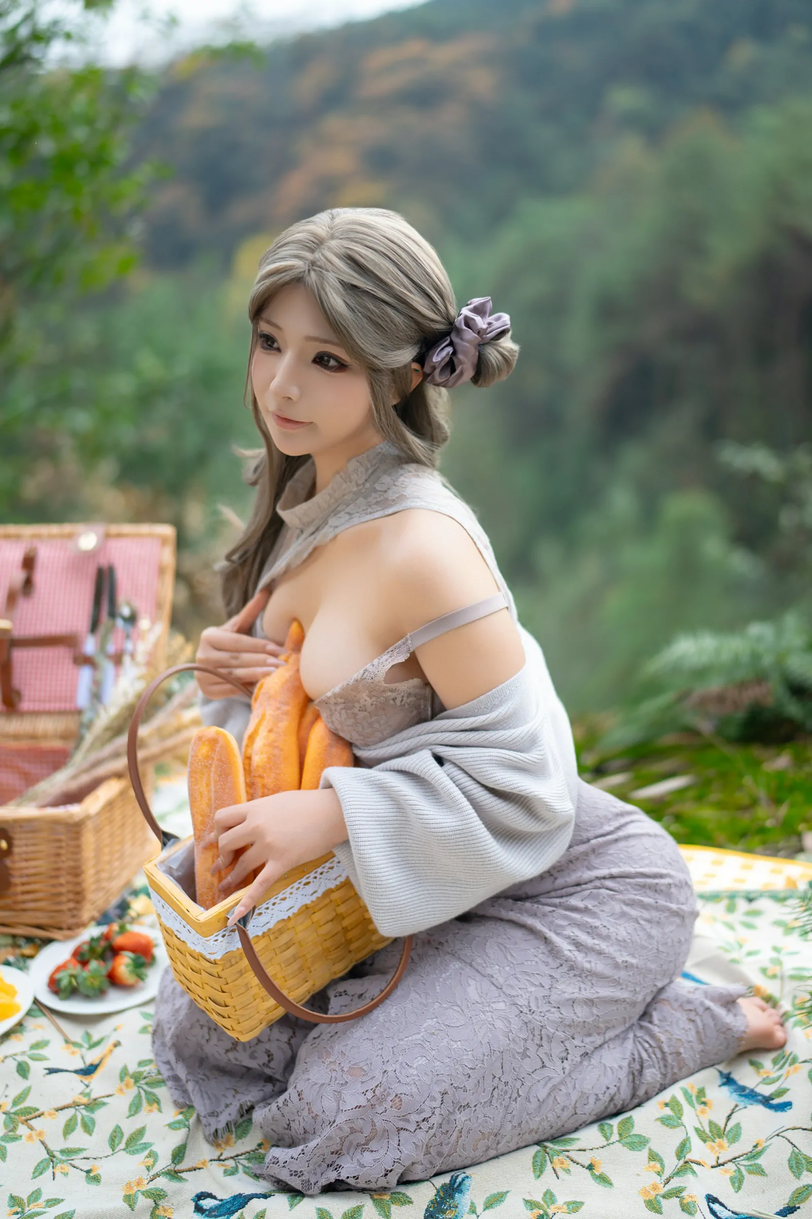yuuhui玉汇  太太的春游计划 Cosplay-第14张