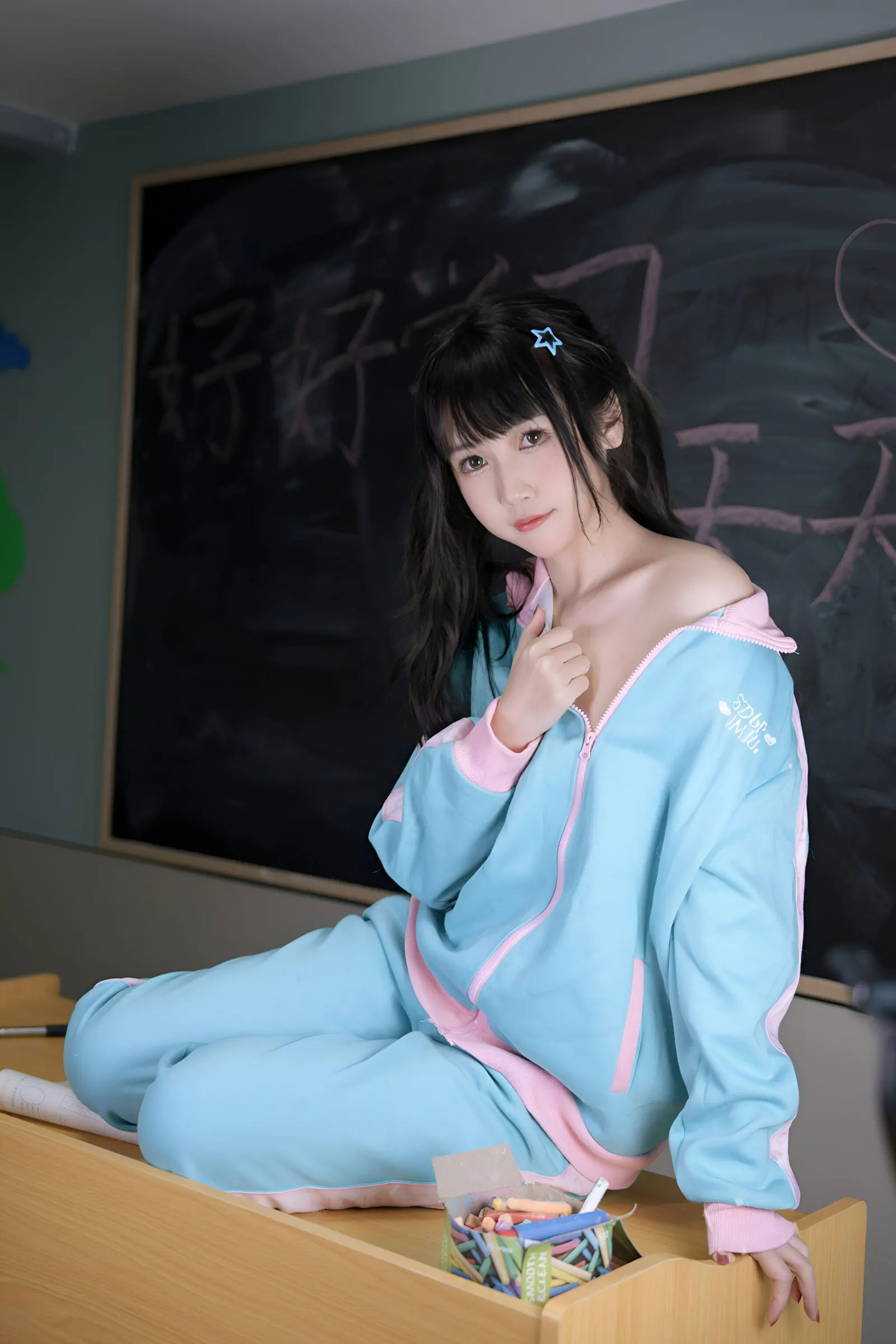 不呆猫  涂油教室实习生 Cosplay-第34张