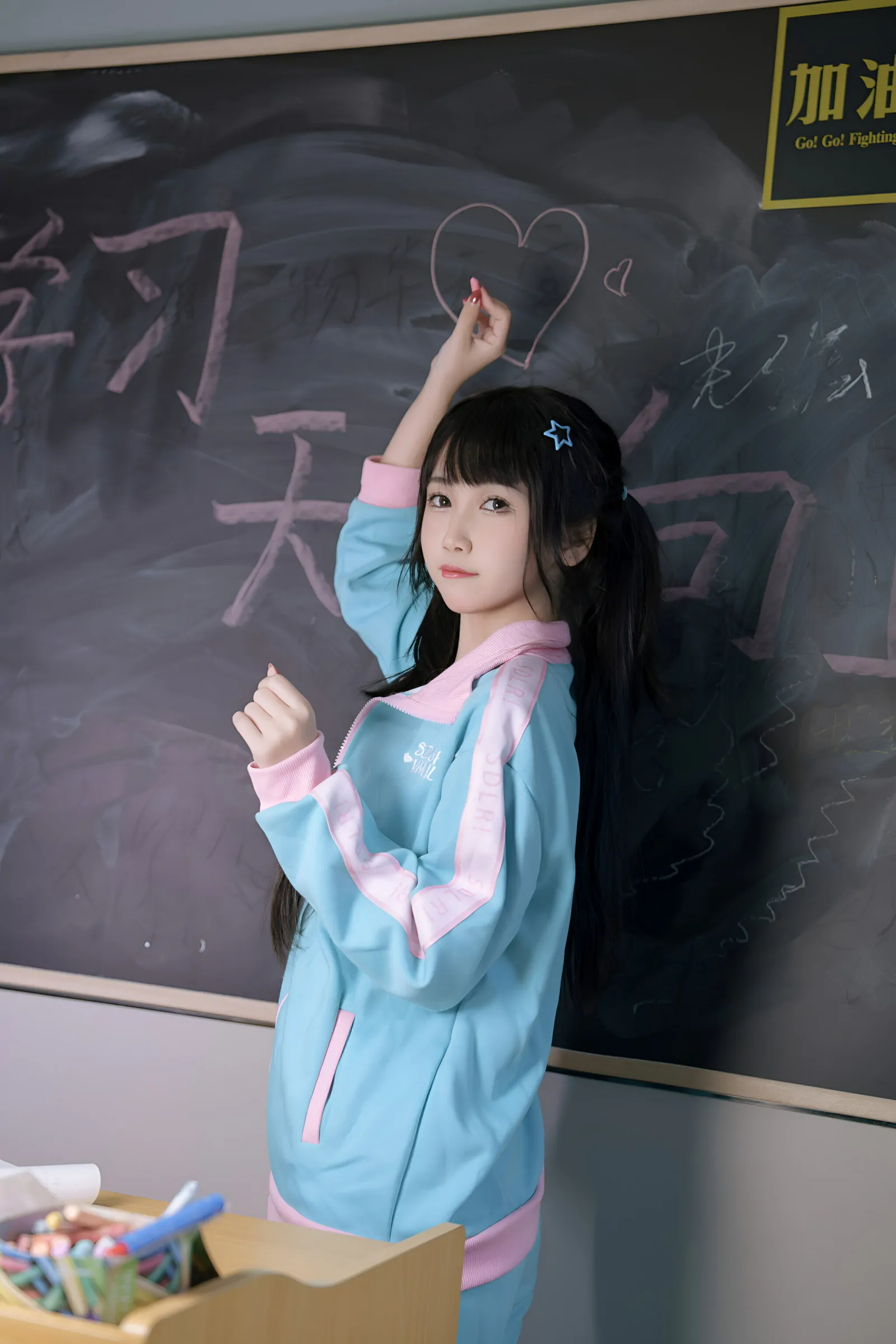 不呆猫  涂油教室实习生 Cosplay-第36张
