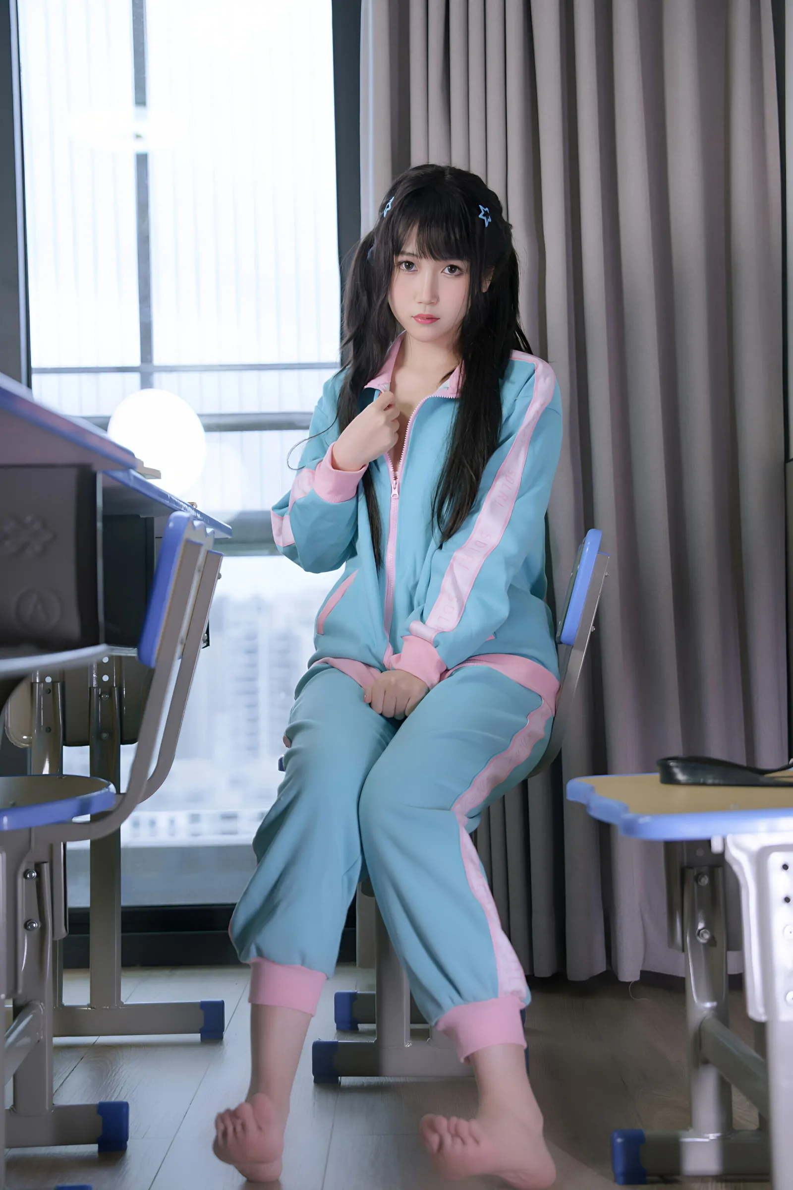 不呆猫  涂油教室实习生 Cosplay-第35张