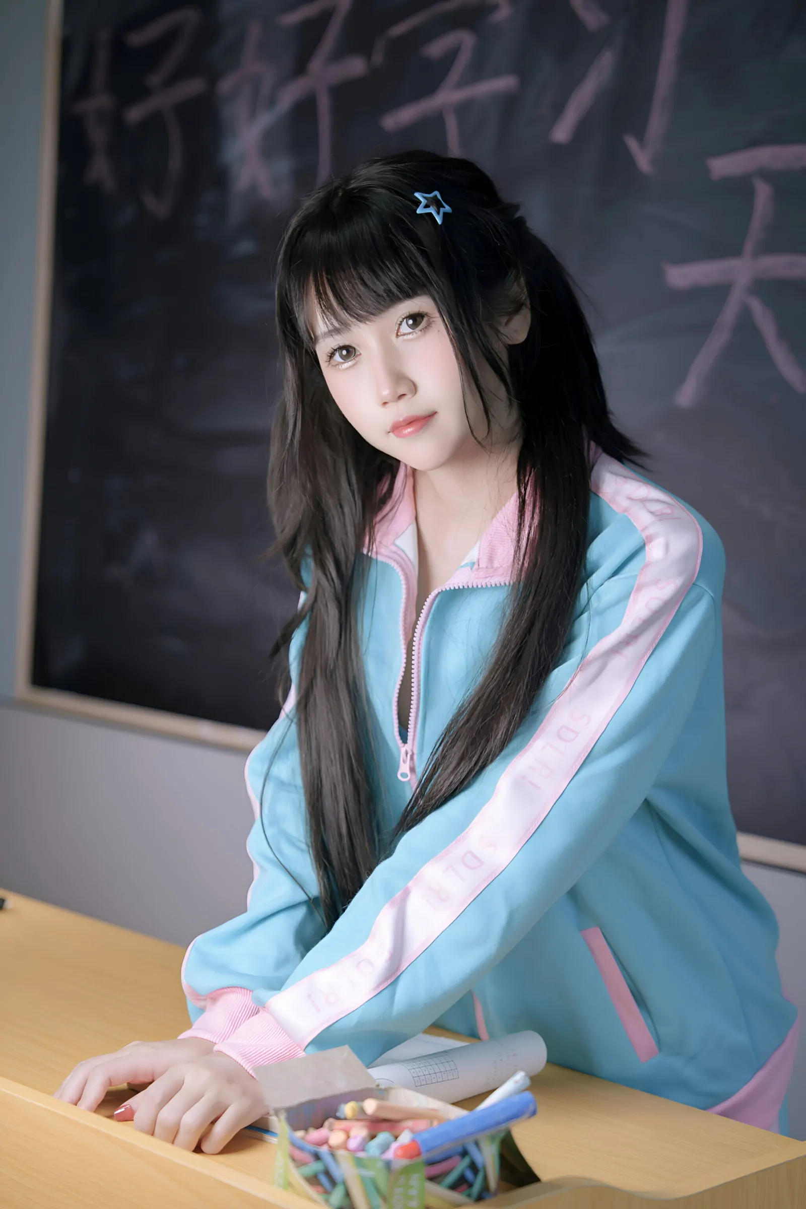 不呆猫  涂油教室实习生 Cosplay-第69张