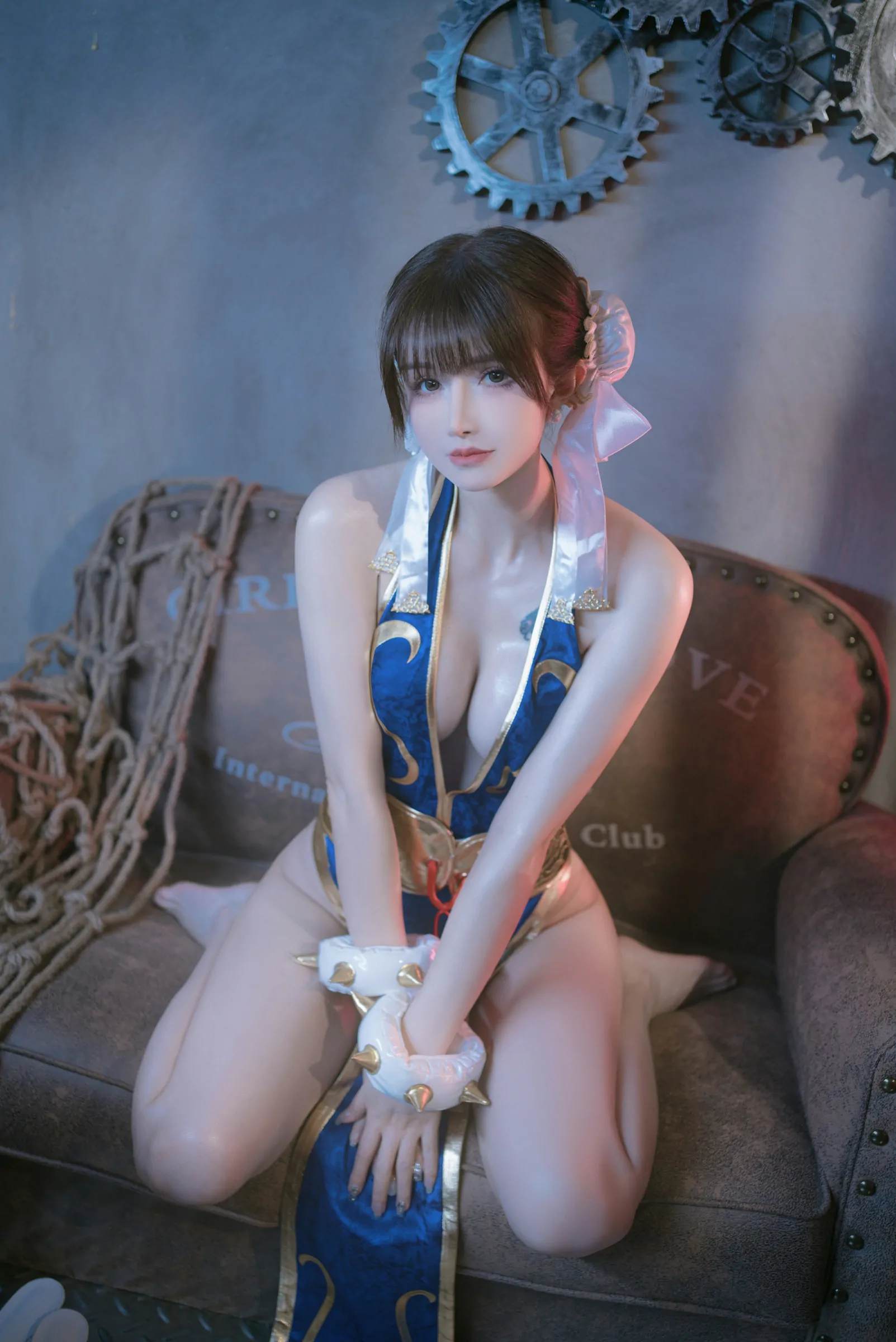 鹿八岁baby  春丽的格斗辅导 Cosplay-第8张
