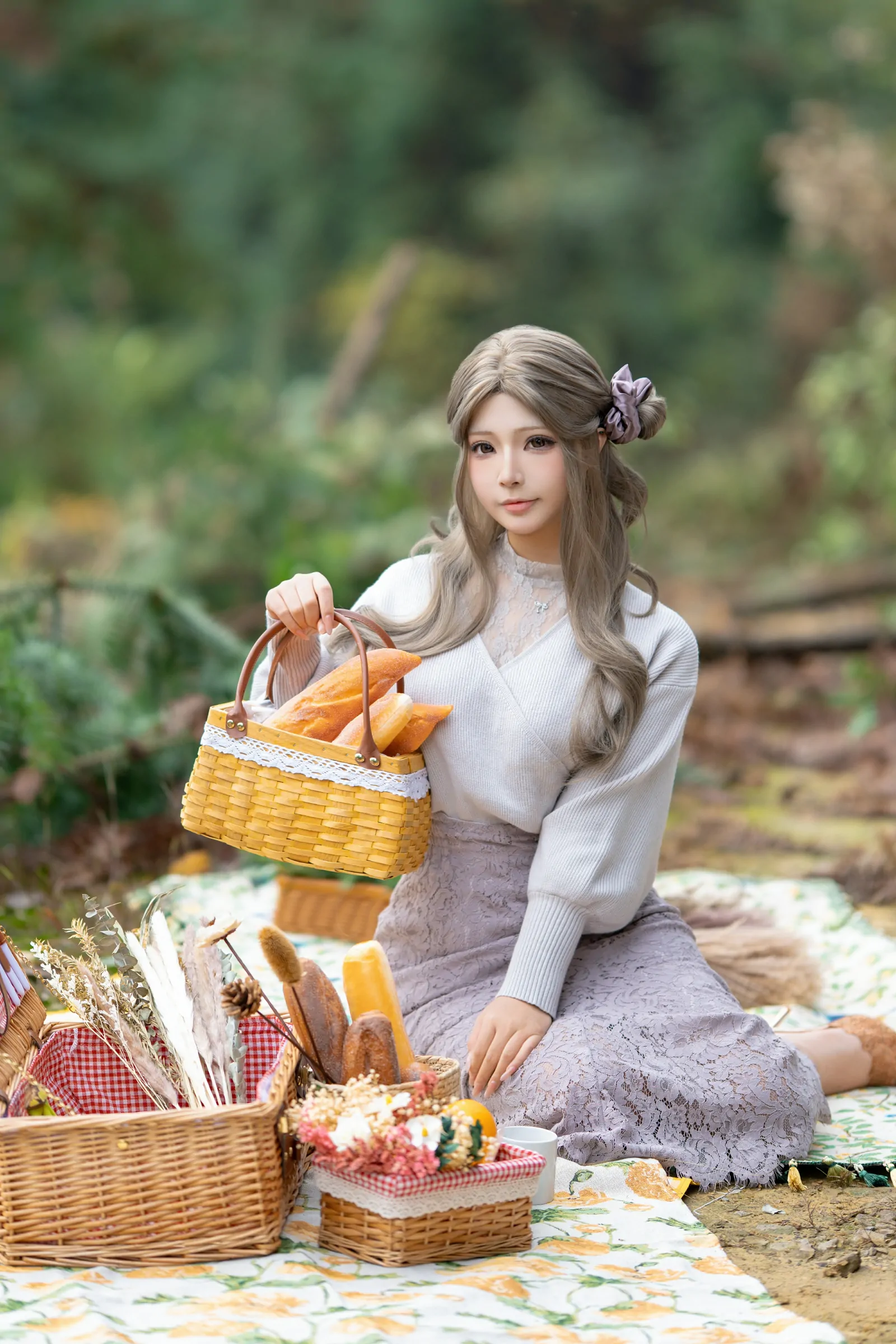 yuuhui玉汇  太太的春游计划 Cosplay-第127张