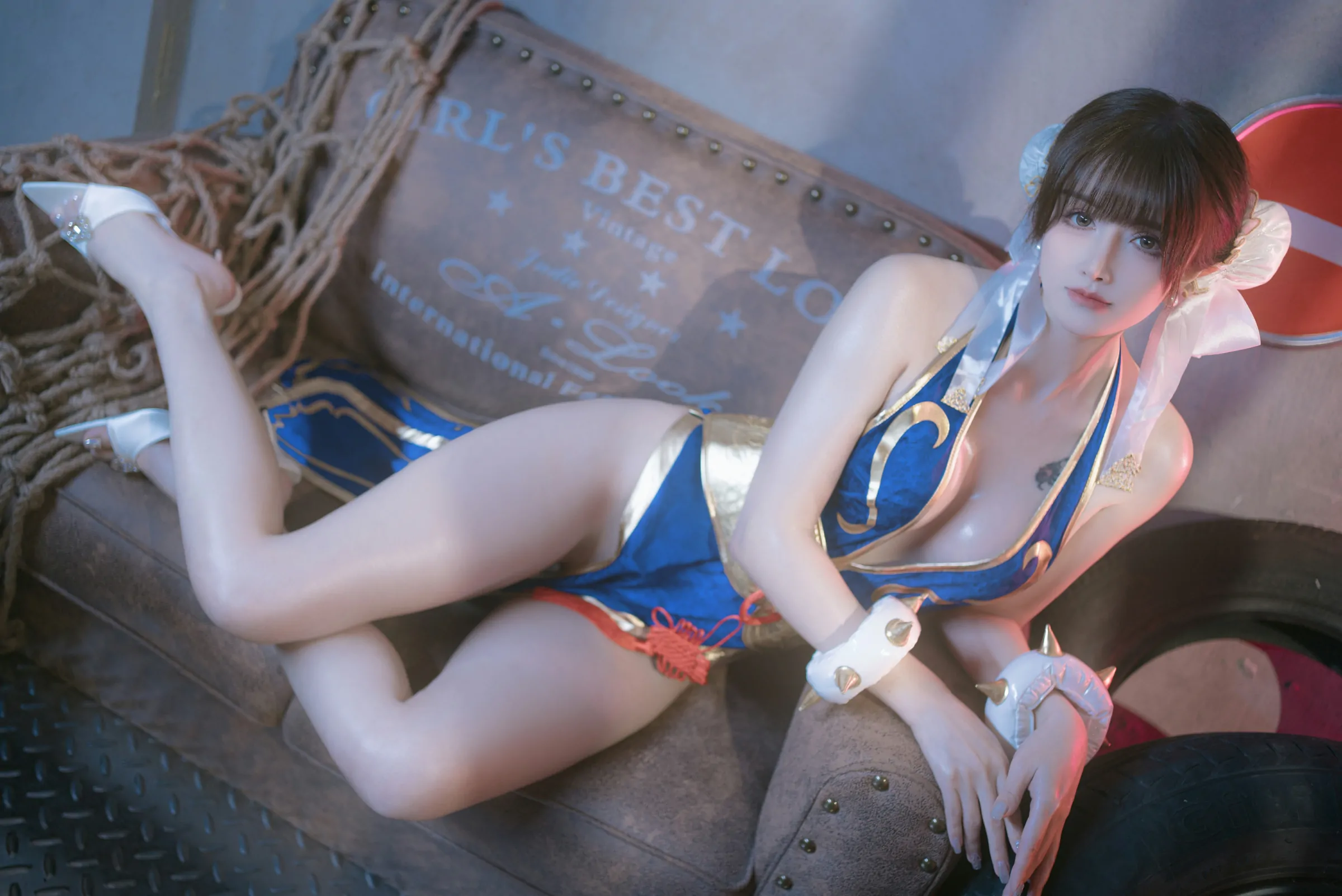 鹿八岁baby  春丽的格斗辅导 Cosplay-第7张