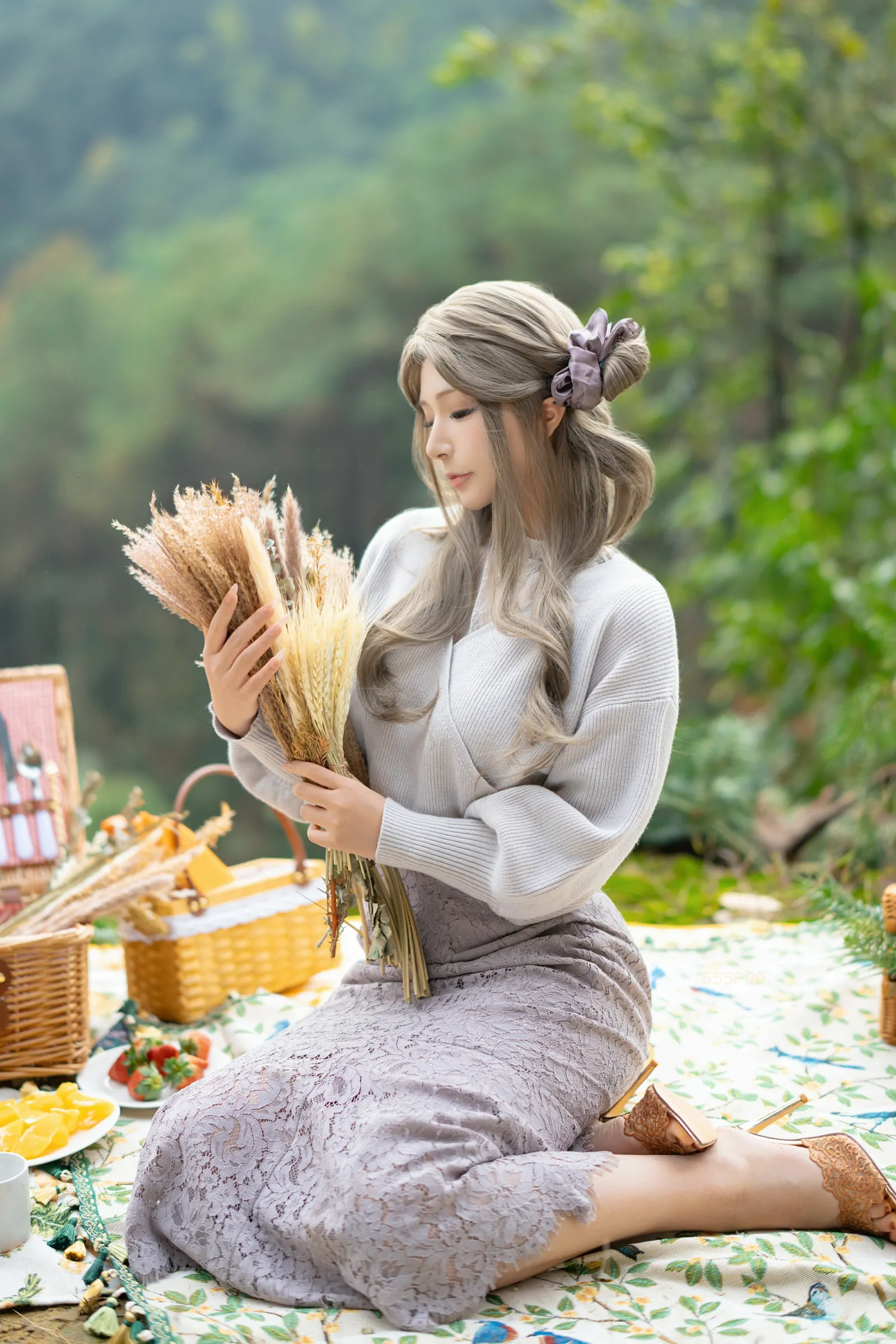 yuuhui玉汇  太太的春游计划 Cosplay-第130张