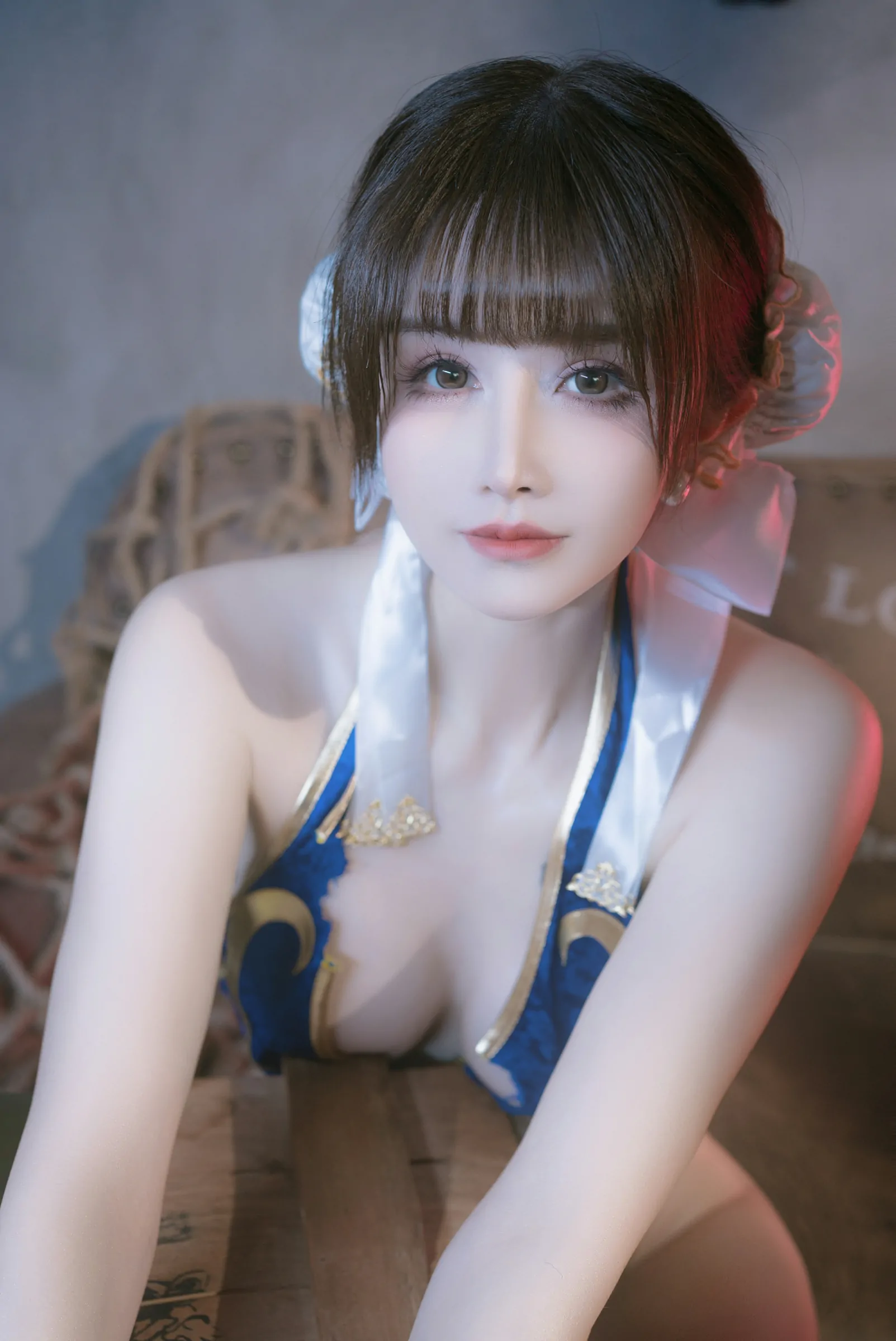 鹿八岁baby  春丽的格斗辅导 Cosplay-第25张