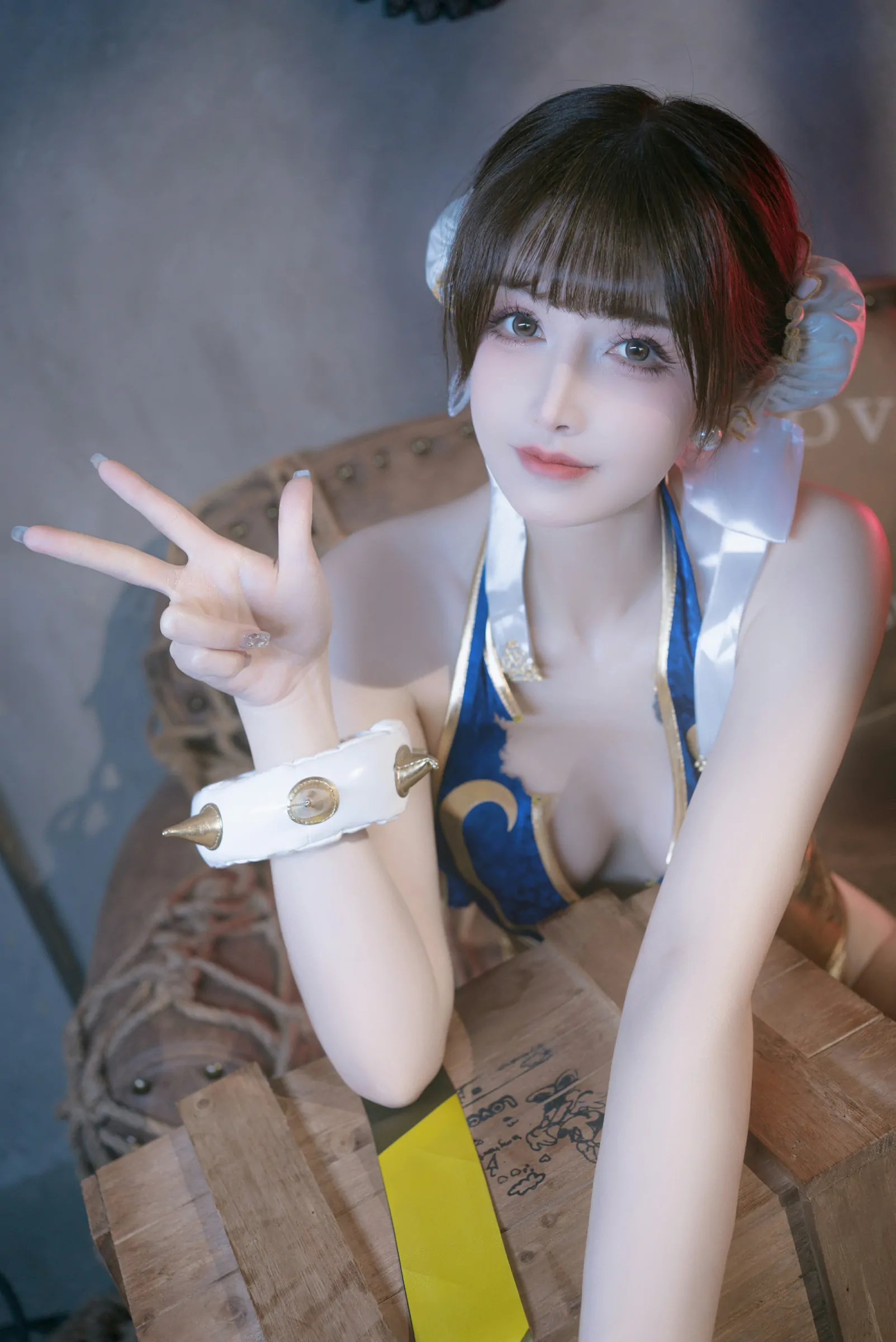 鹿八岁baby  春丽的格斗辅导 Cosplay-第26张