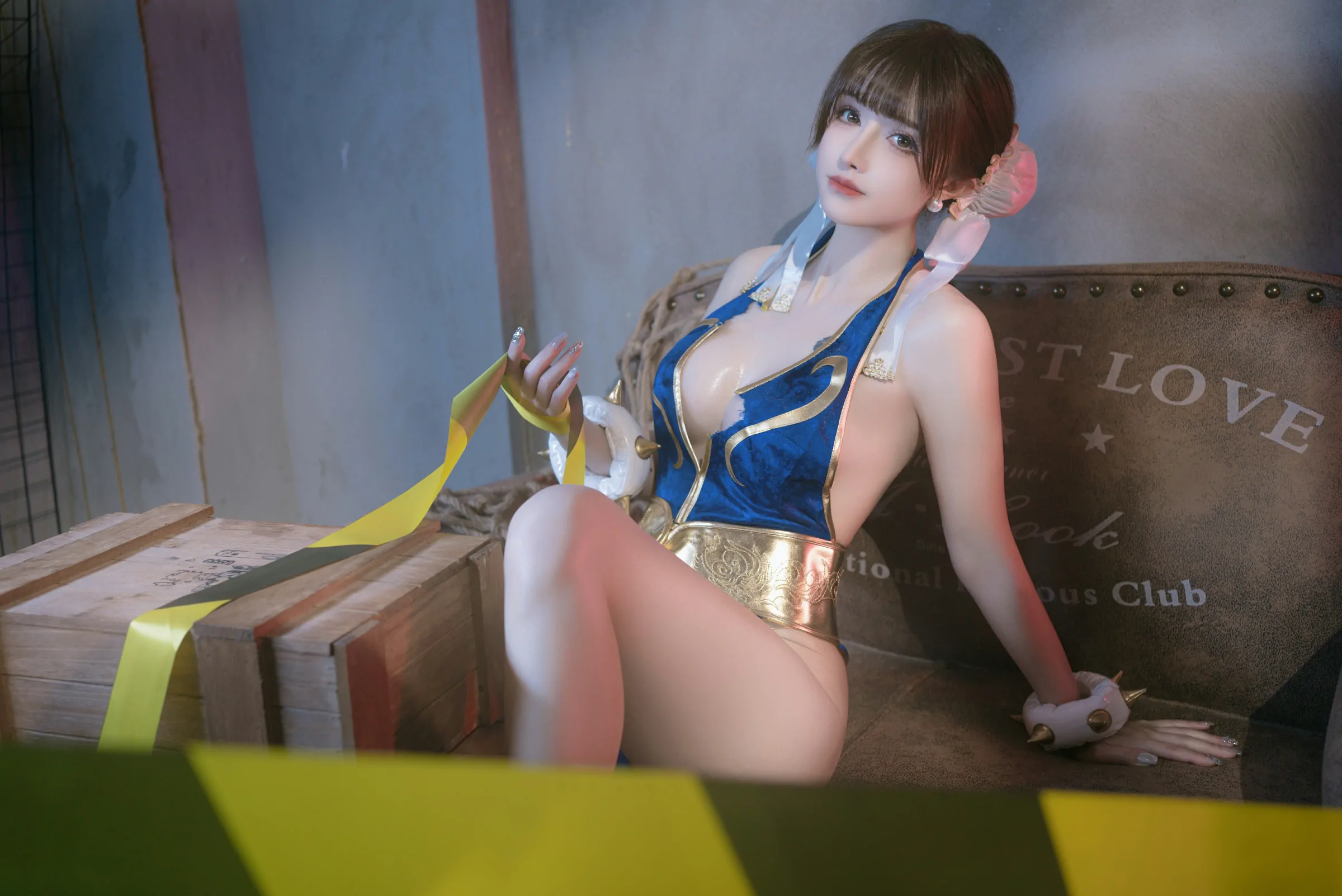 鹿八岁baby  春丽的格斗辅导 Cosplay-第29张