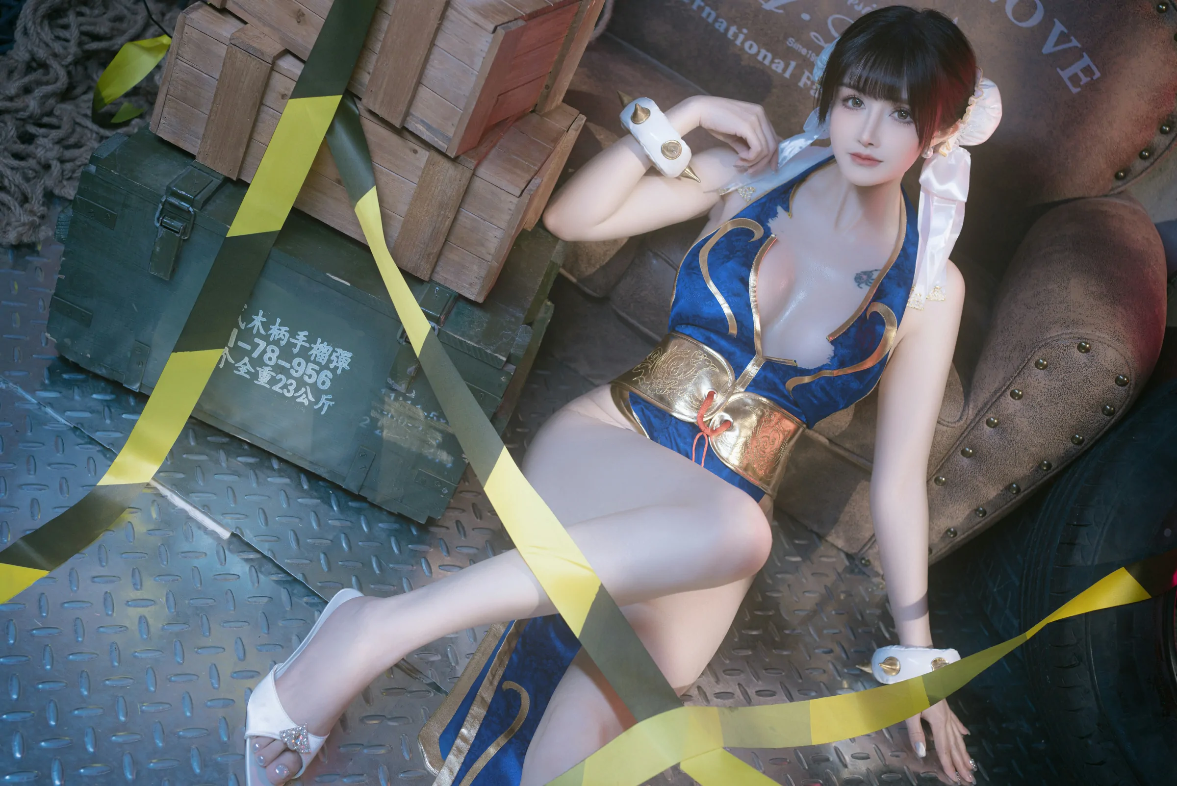 鹿八岁baby  春丽的格斗辅导 Cosplay-第30张