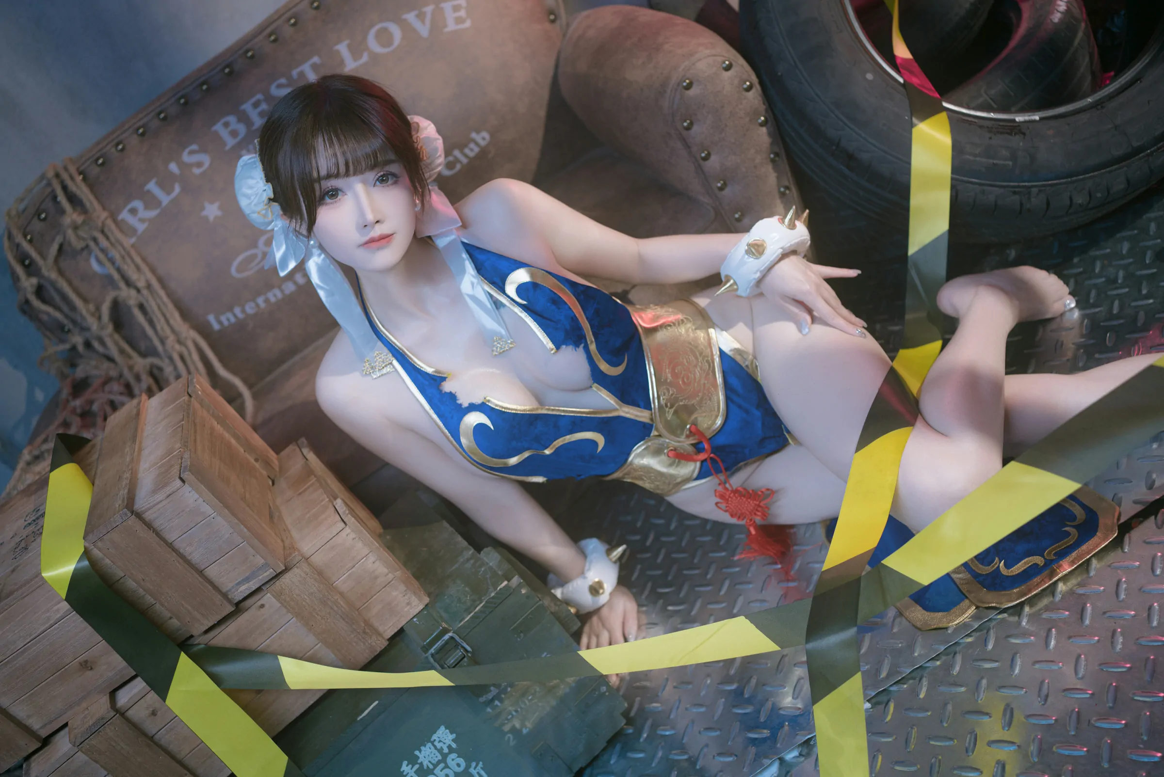 鹿八岁baby  春丽的格斗辅导 Cosplay-第36张