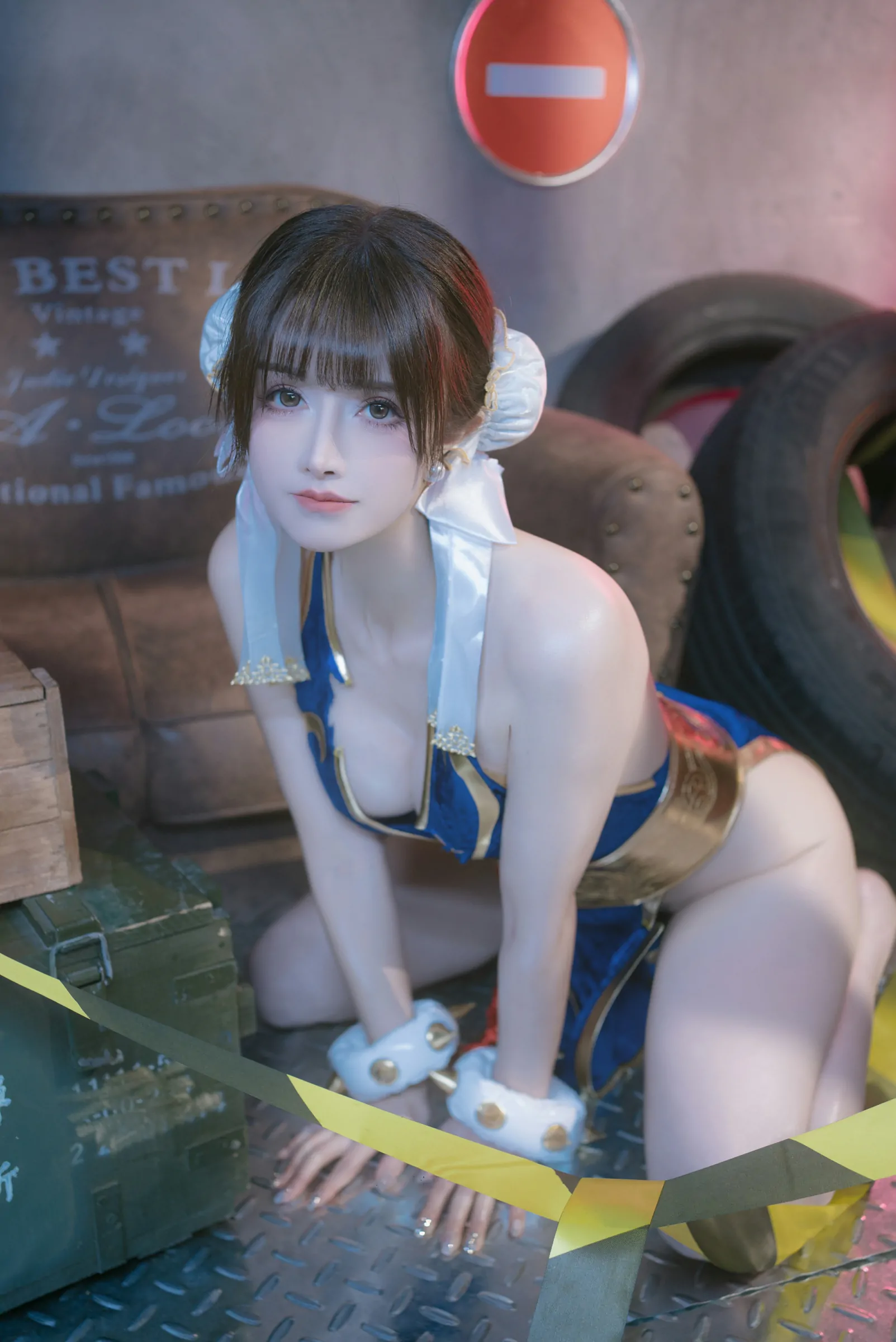 鹿八岁baby  春丽的格斗辅导 Cosplay-第38张