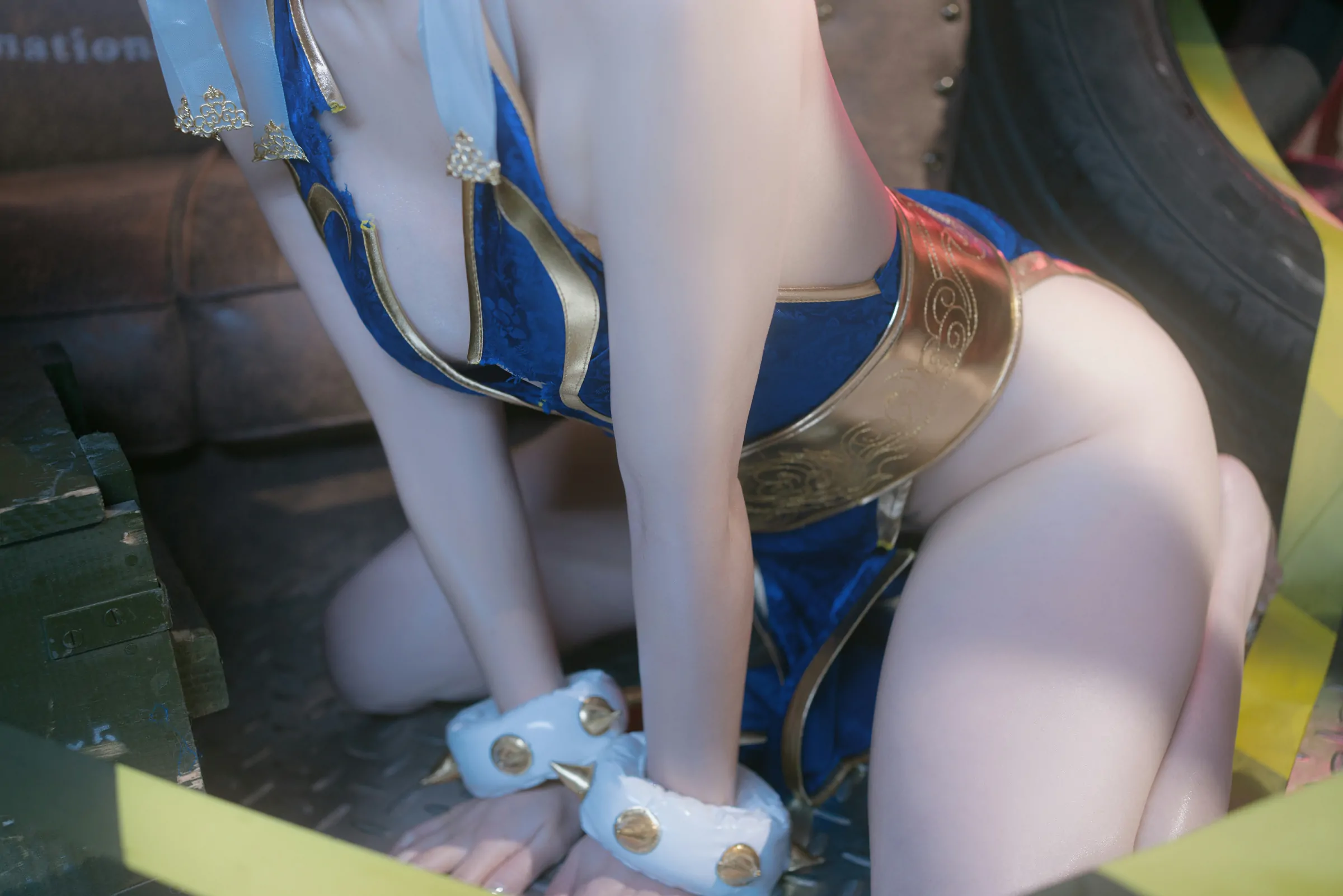 鹿八岁baby  春丽的格斗辅导 Cosplay-第37张