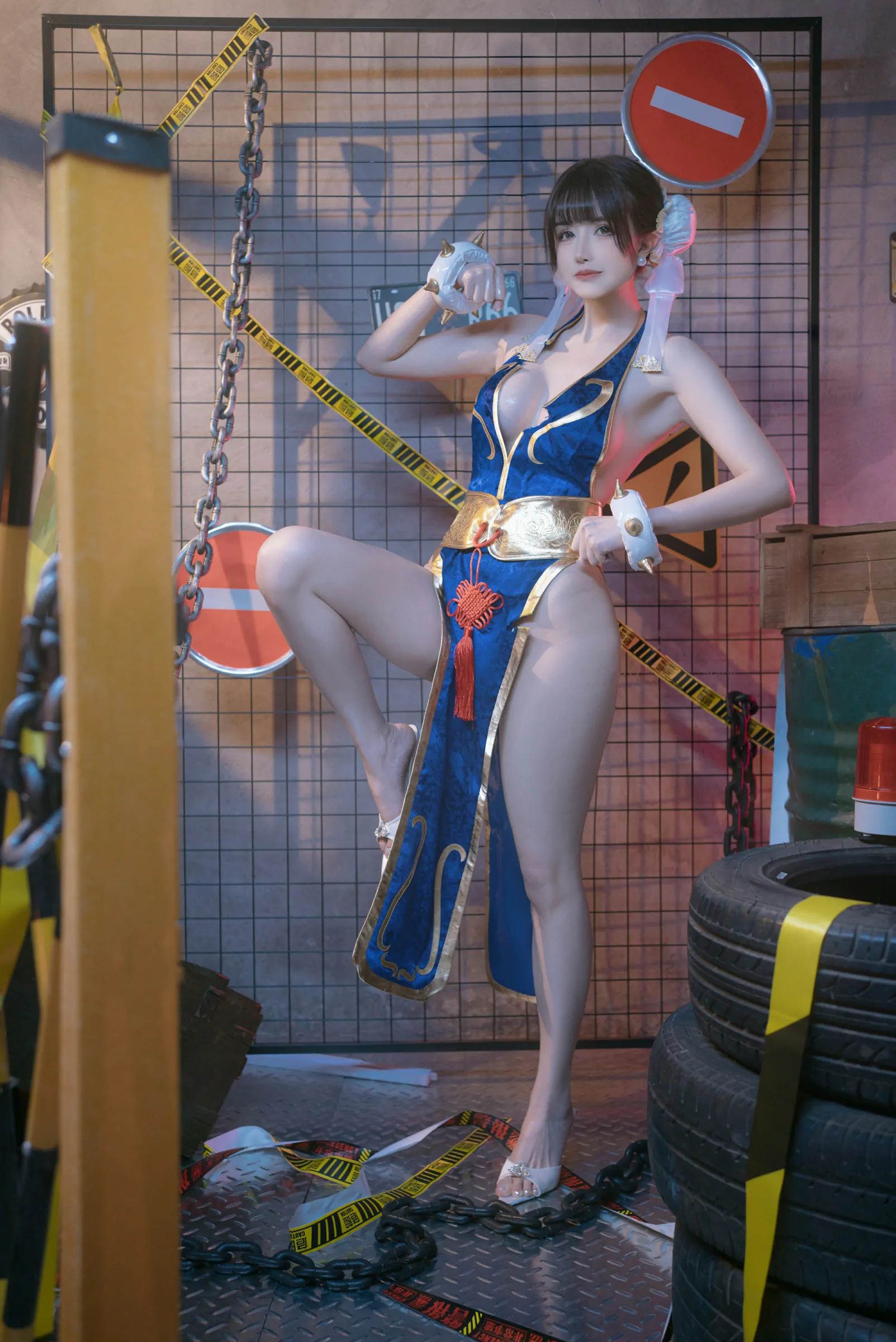 鹿八岁baby  春丽的格斗辅导 Cosplay-第43张